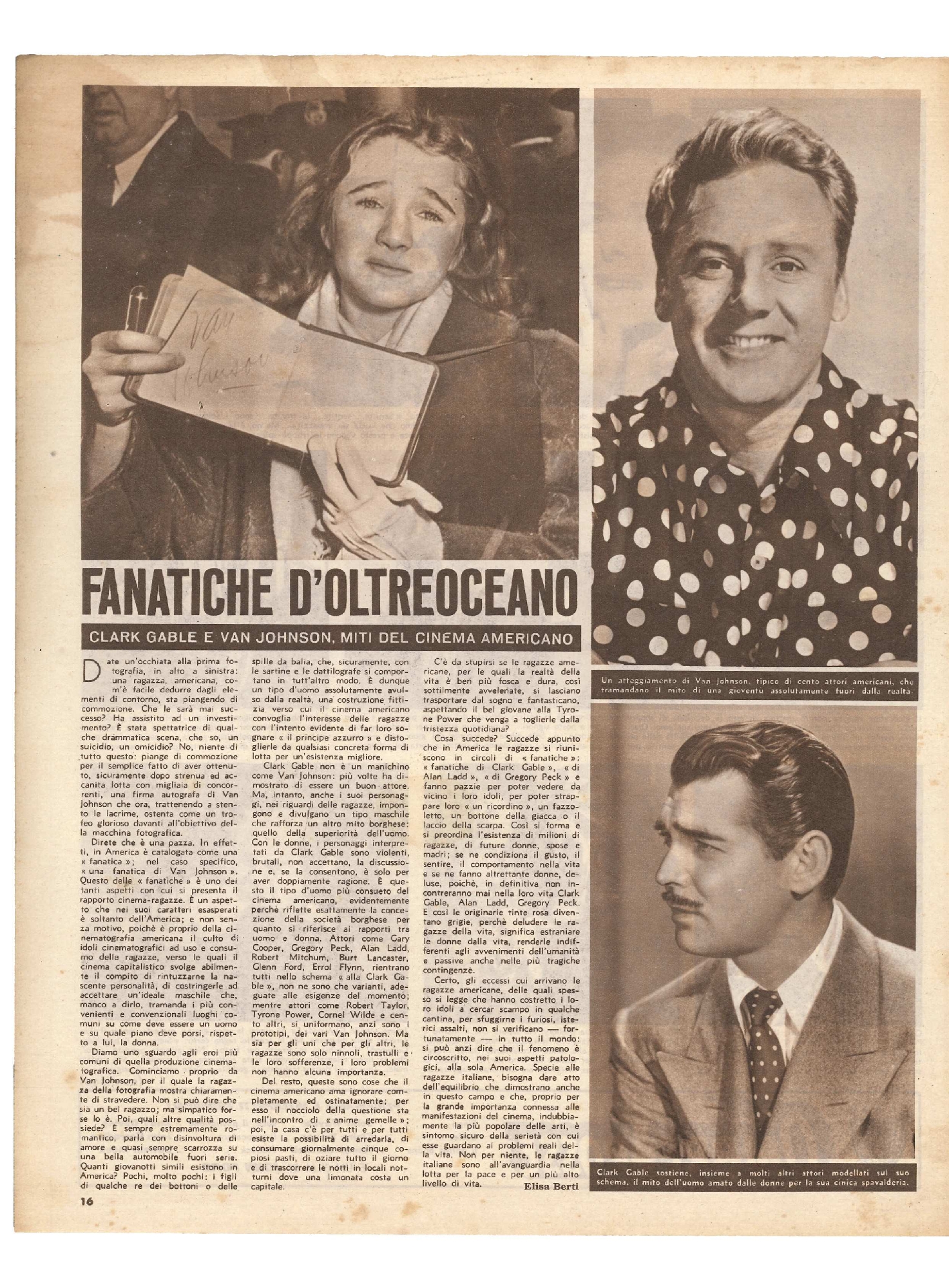 Foto: Le operaie tessili di Frattamaggiore/Fidanzati a vita?/ L'amore in URSS/ Lo sport e le donne 