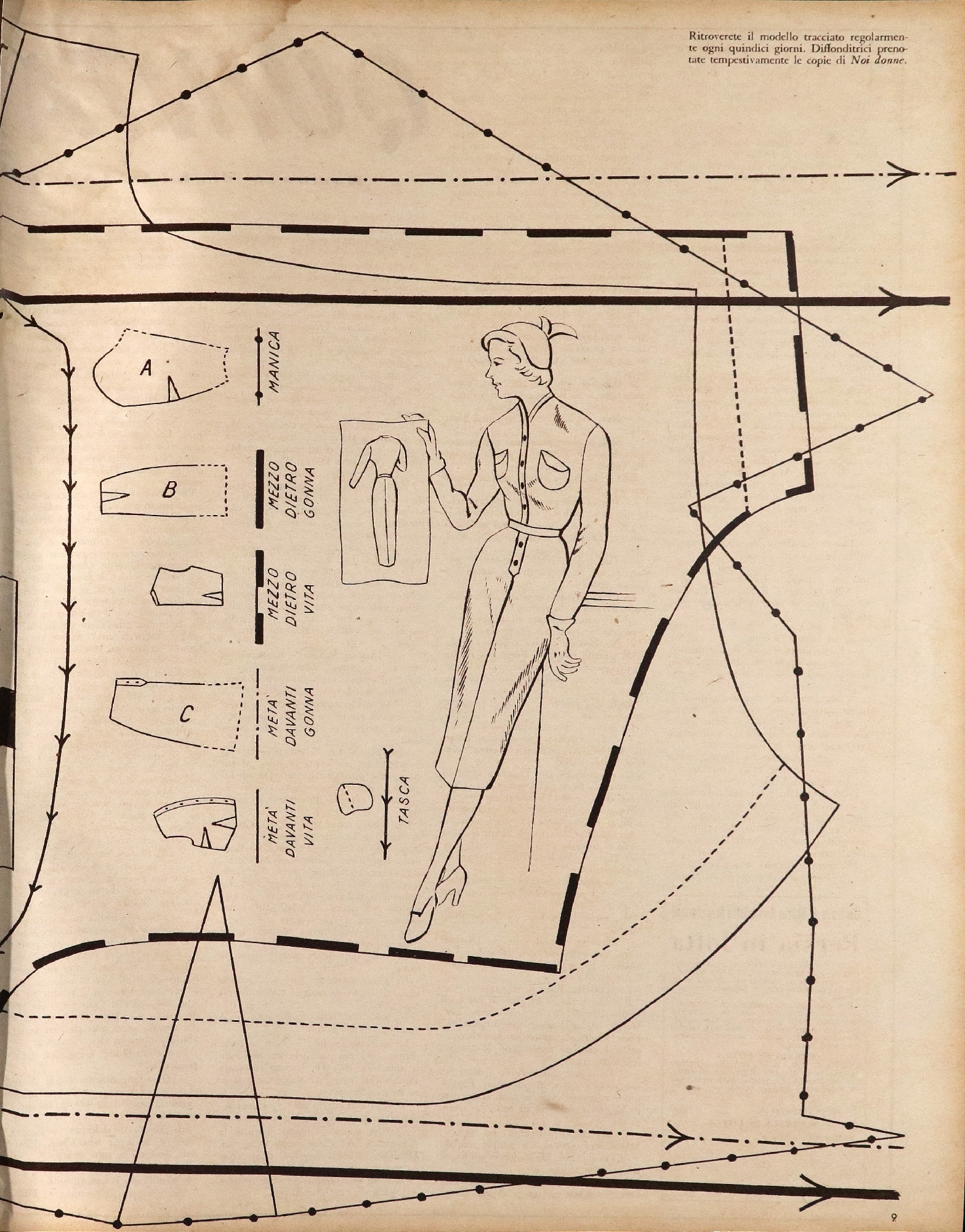 Foto: Noi Donne VII n.6 / La morte di Xenia Sereni / I ritardi degli aiuti agli alluvionati del Polesine