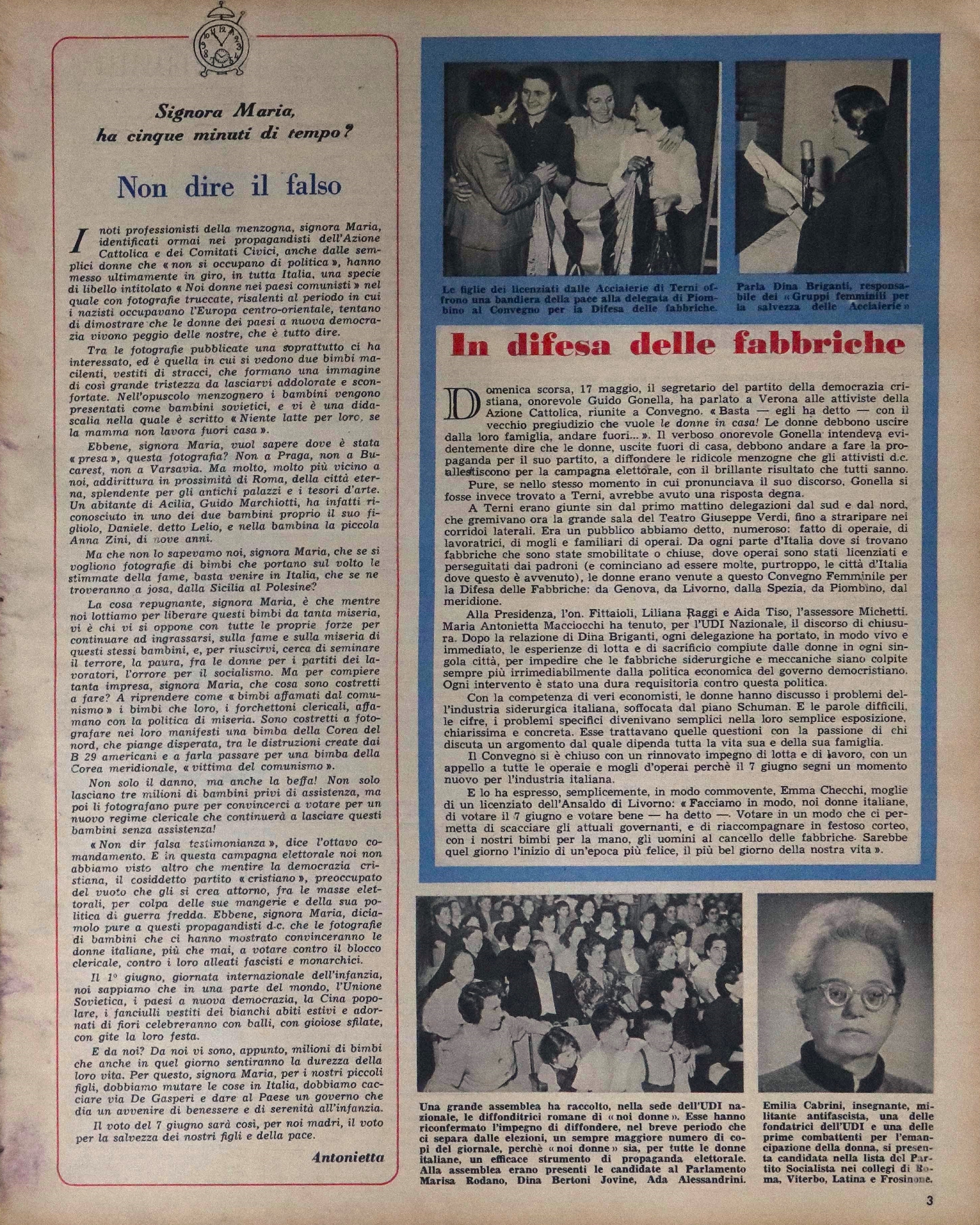 Foto: Noi Donne VIII n. 22