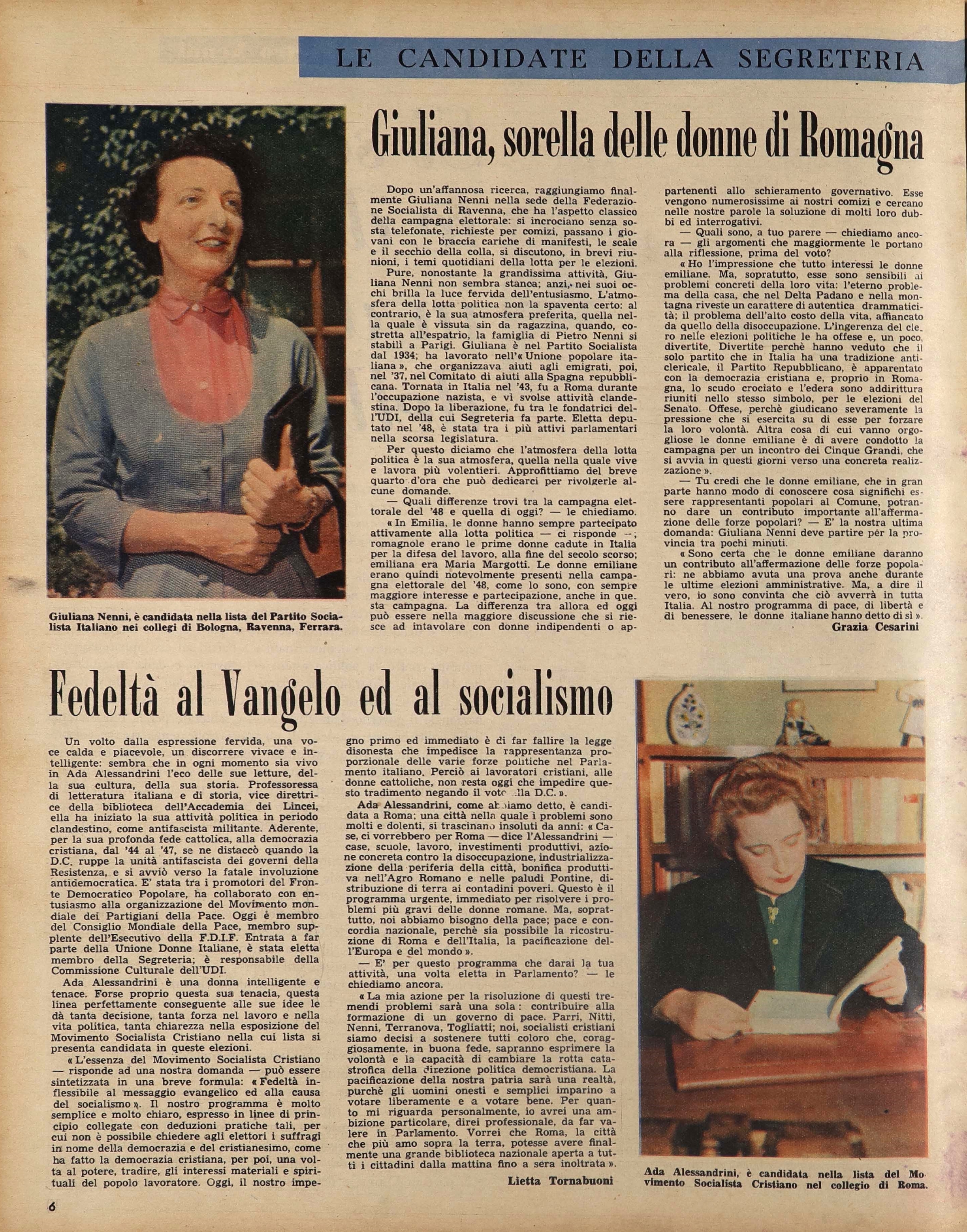 Foto: Noi Donne VIII n. 22