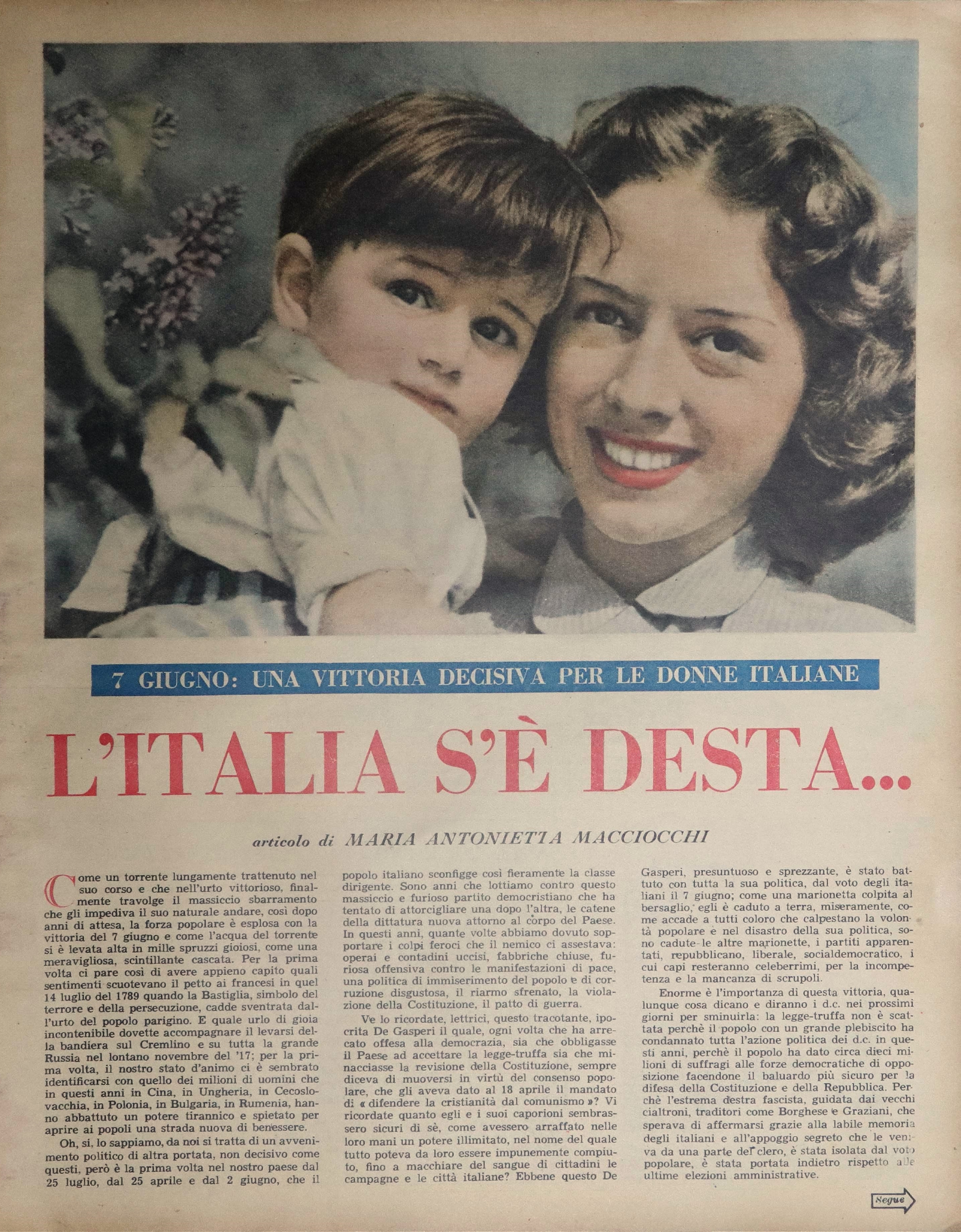 Foto: Noi Donne VIII n. 25