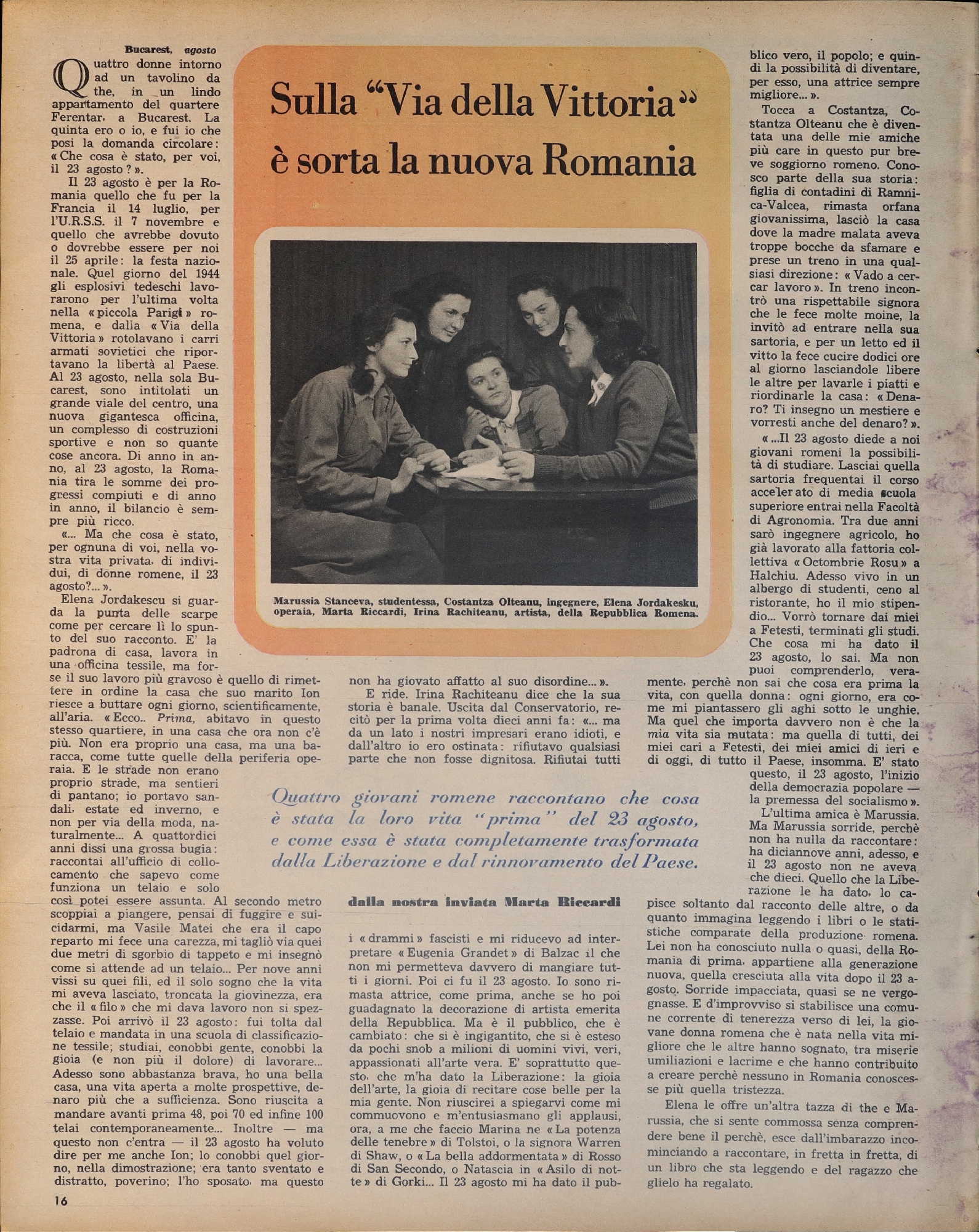 Foto: Noi Donne VIII n. 34