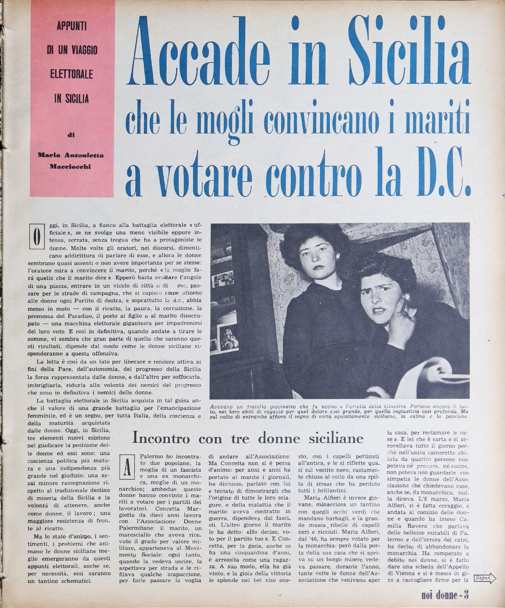 Foto: Noi Donne X n. 23