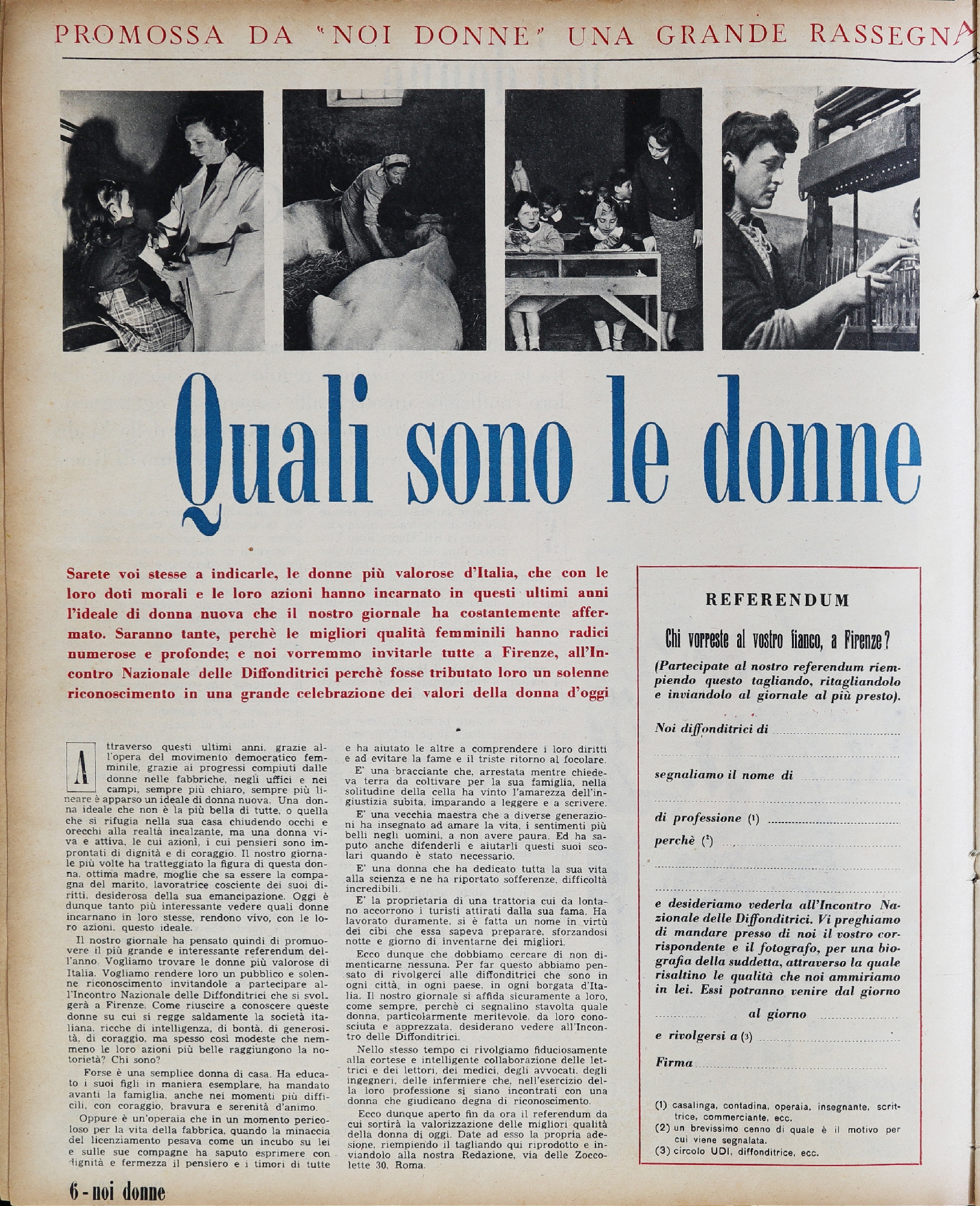 Foto: Noi Donne X n. 38