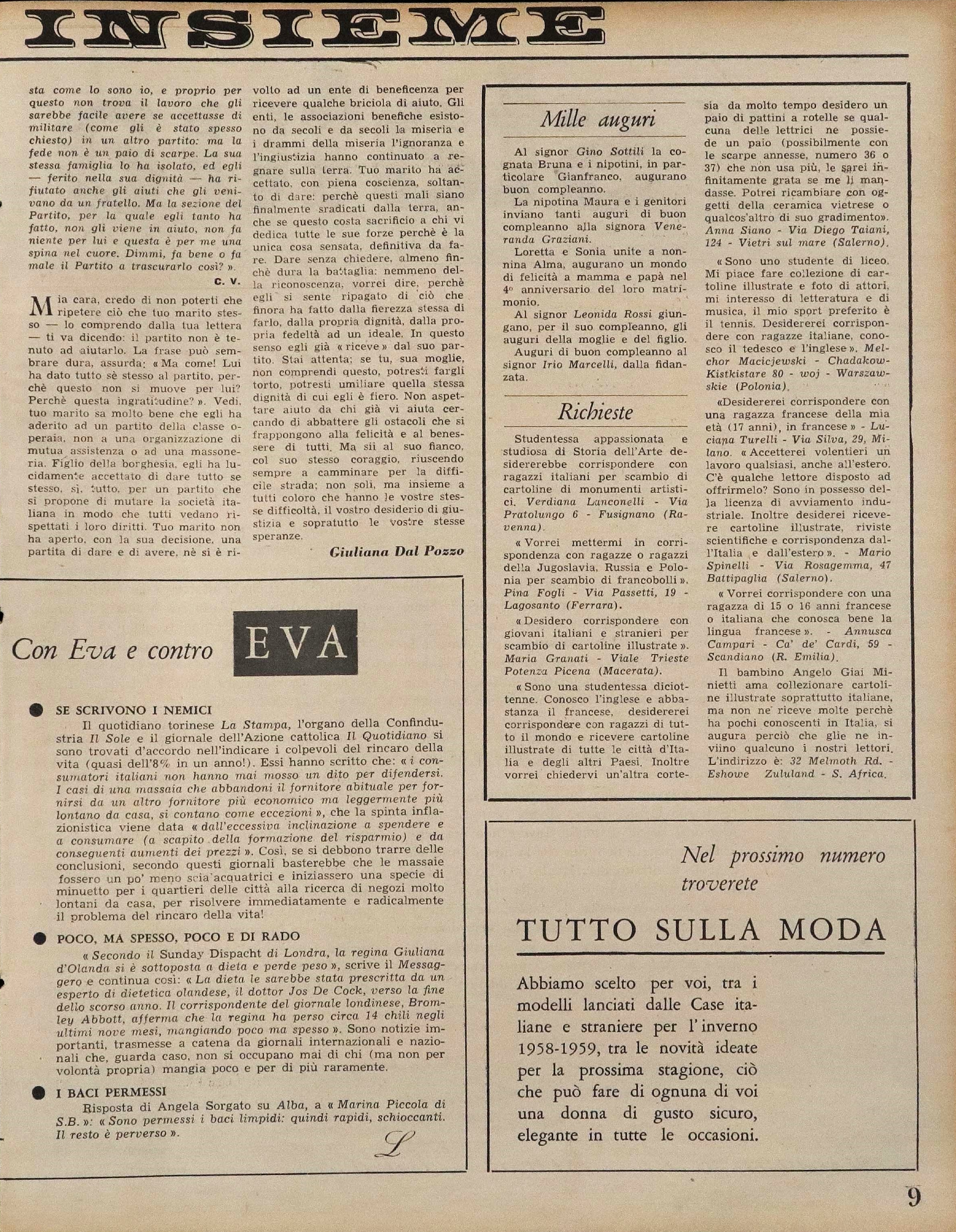 Foto: Noi Donne XIII n. 38