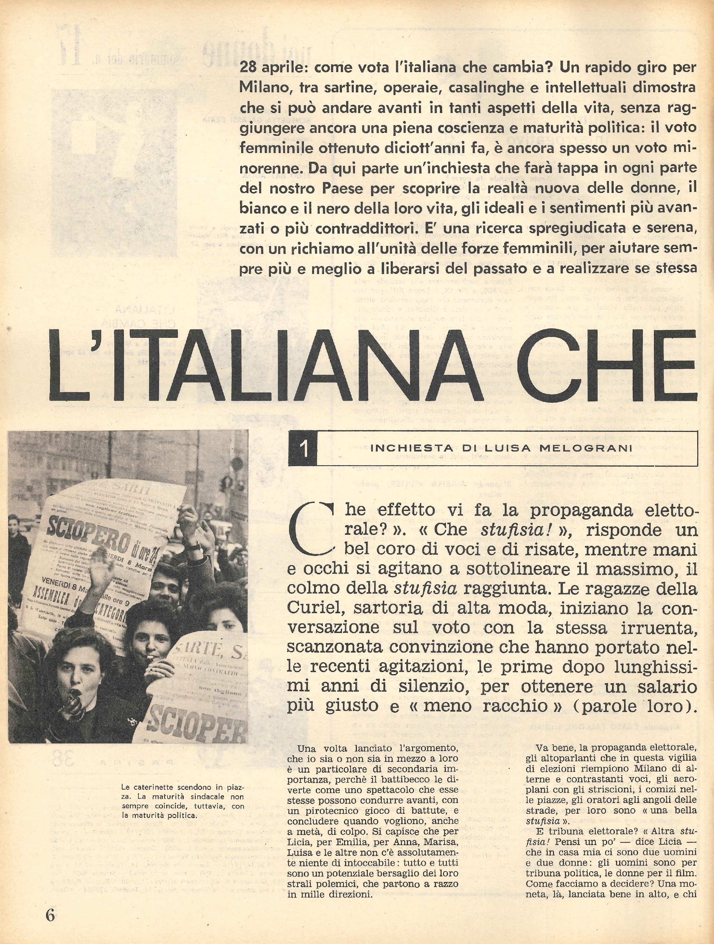 Foto: L'italiana che cambia...