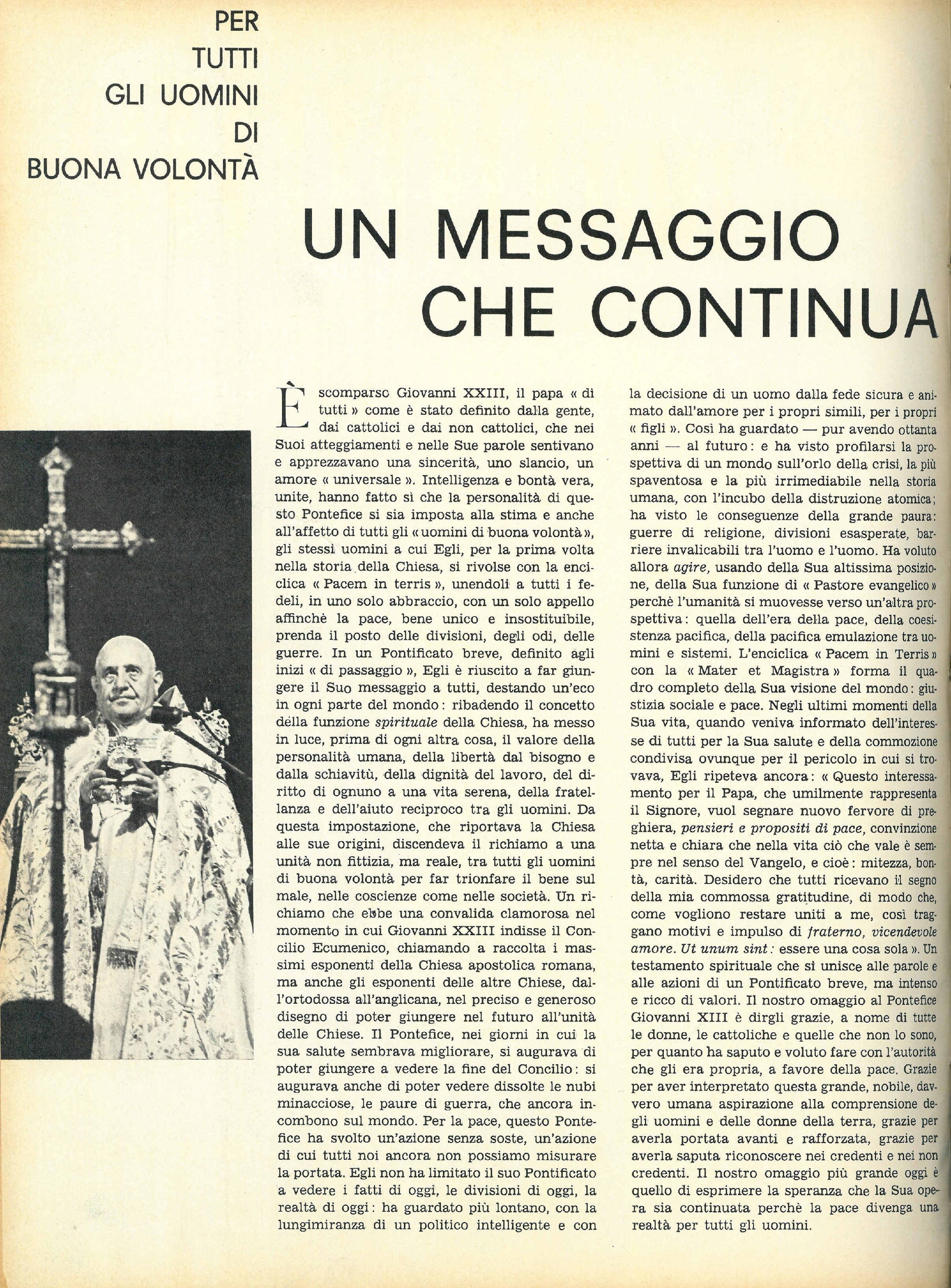 Foto: Speciale: La morte di Papa Giovanni XXIII...