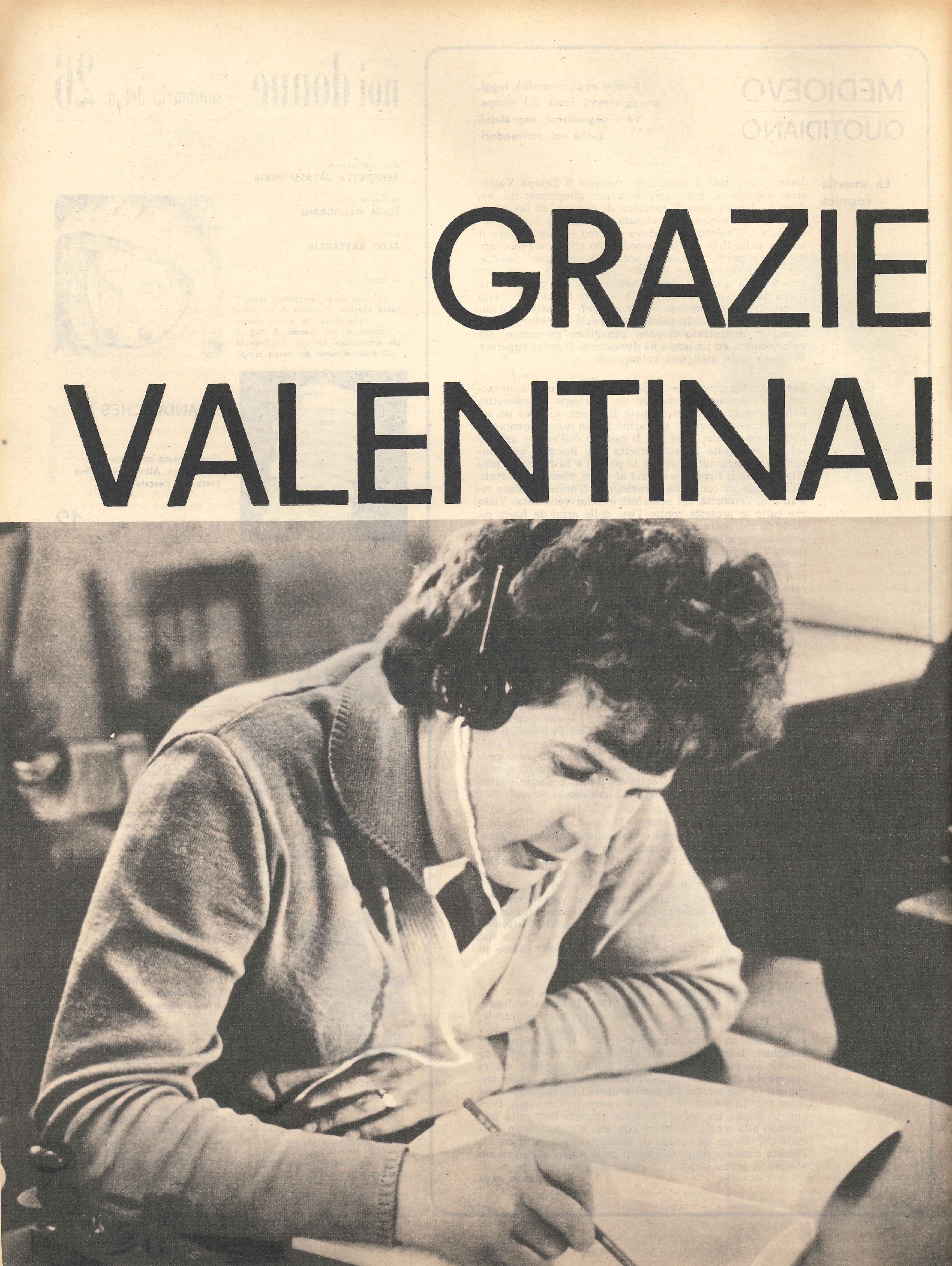 Foto: Grazie, Valentina...