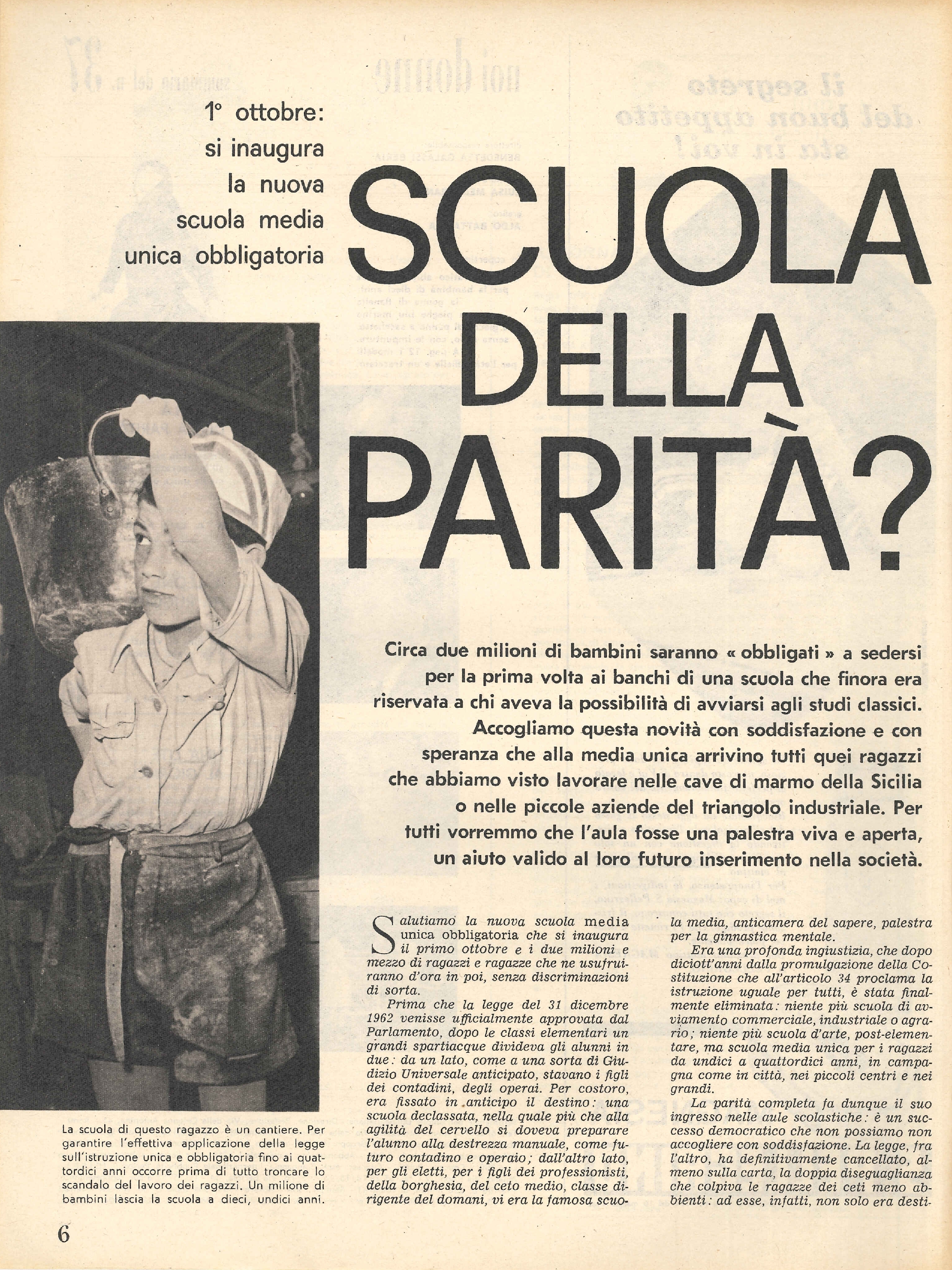 Foto: Scuola della parità? ..