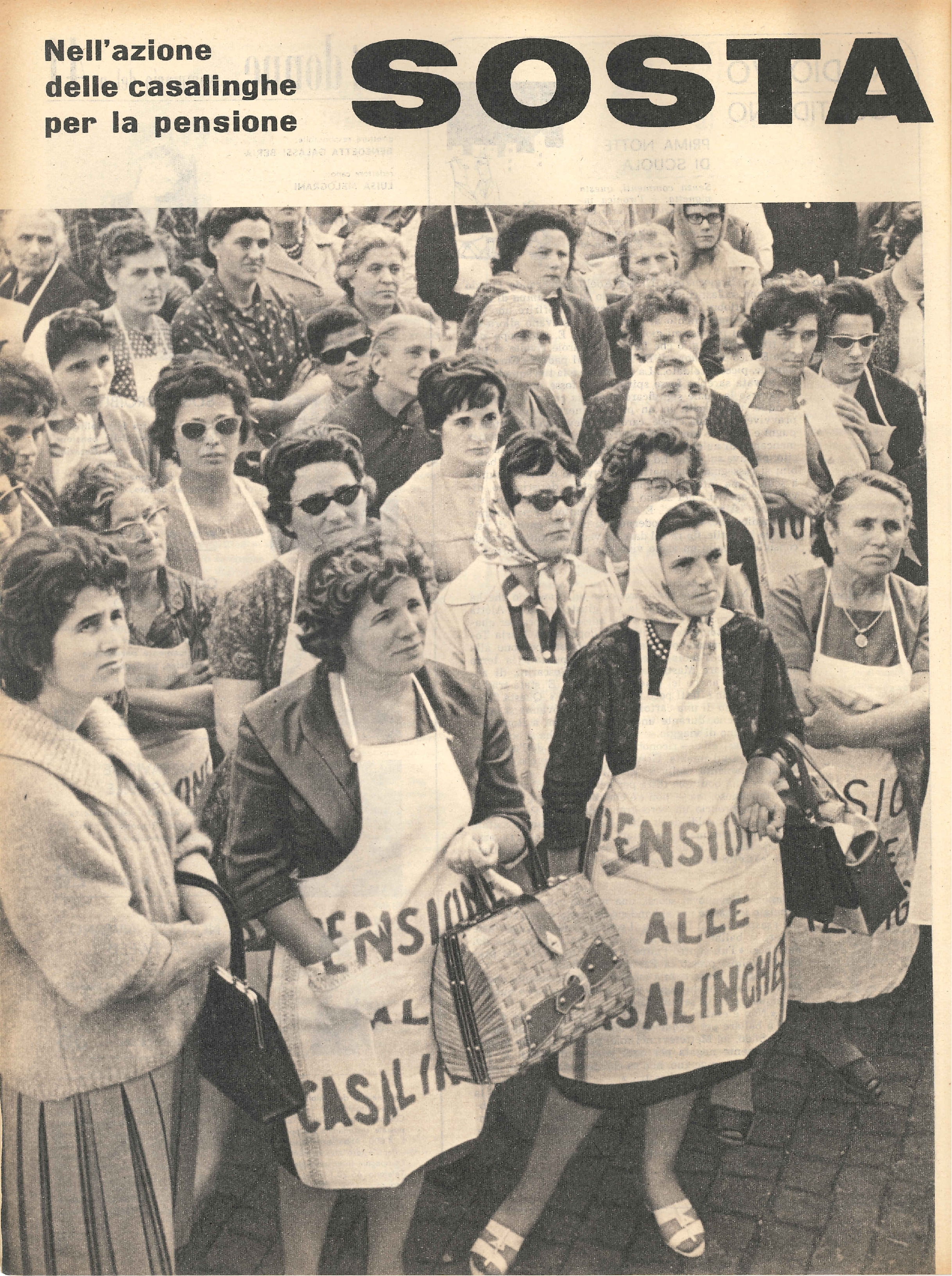 Foto: La pensione alle casalinghe...