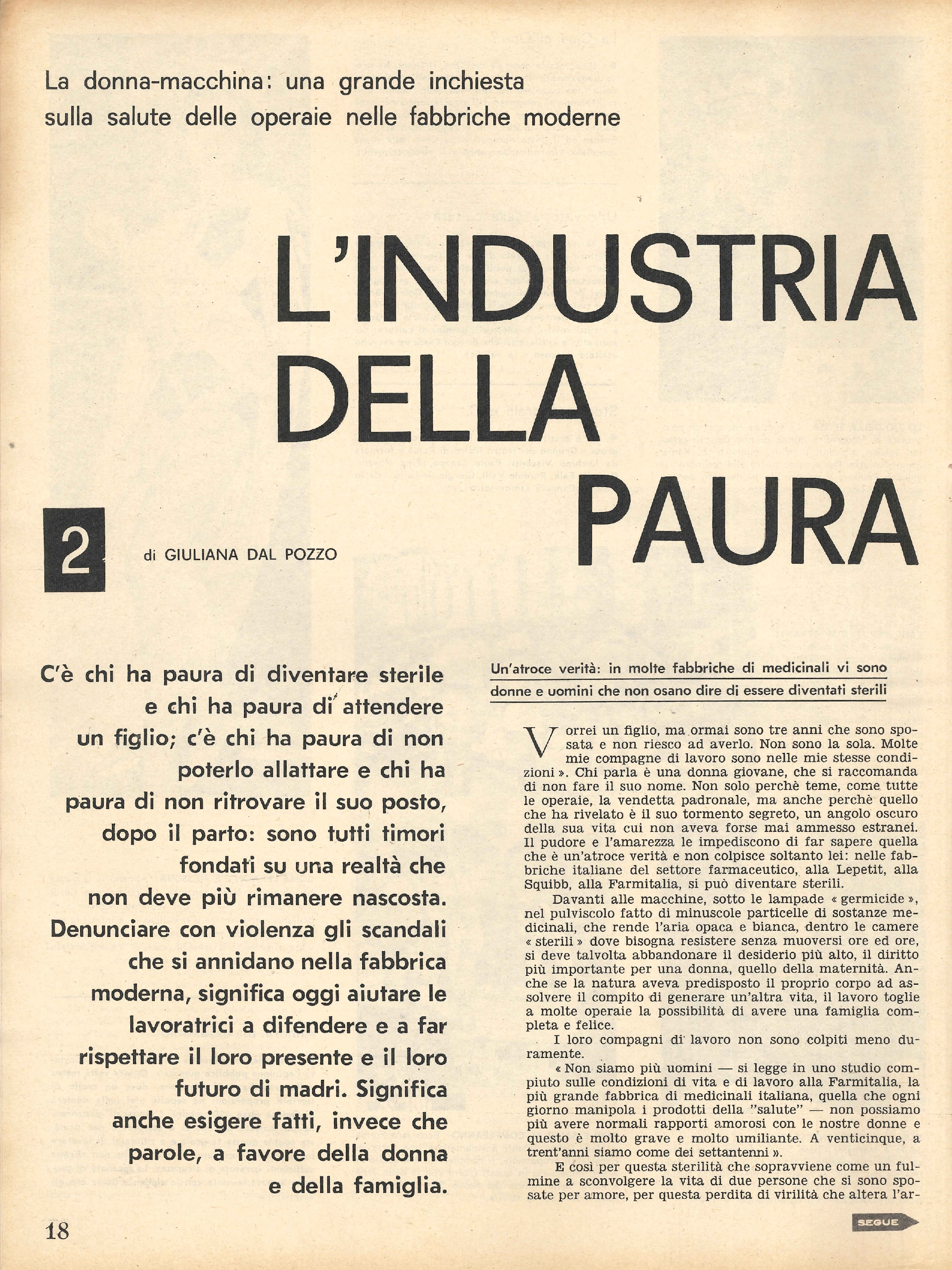 Foto: L'industria della paura...