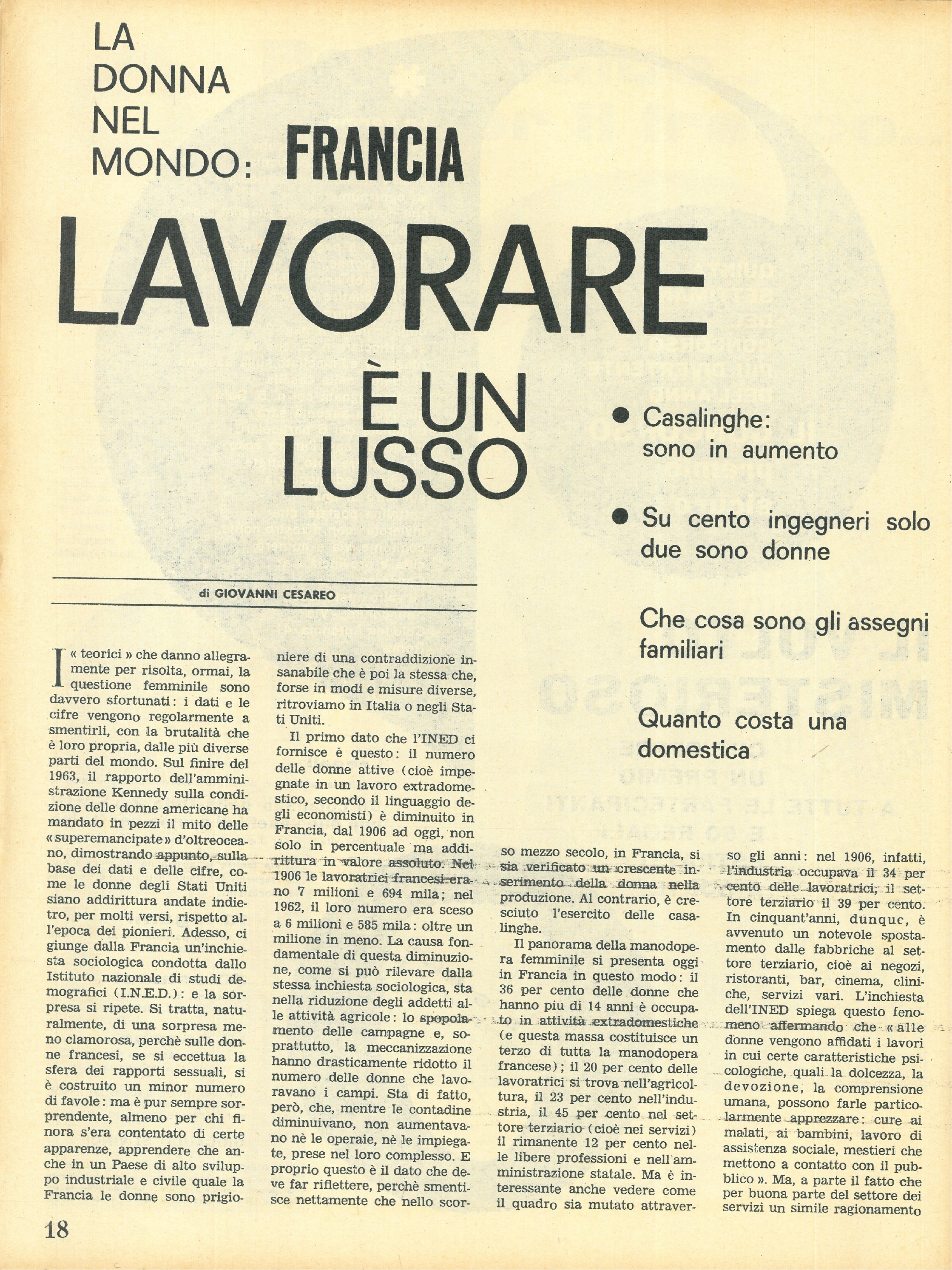 Foto: Lavorare è un lusso