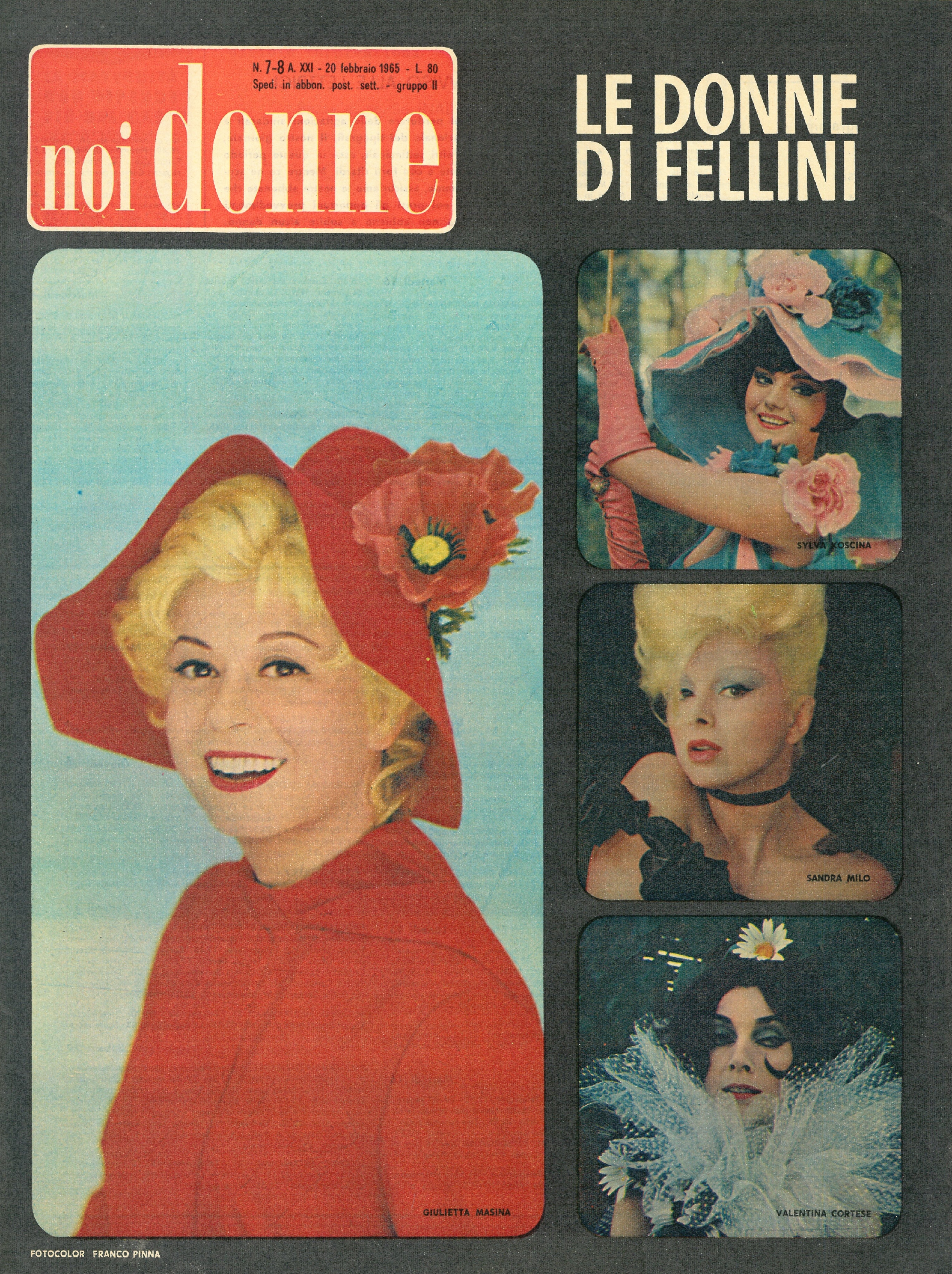 Foto: (7-8 numero unico) Le donne di Fellini