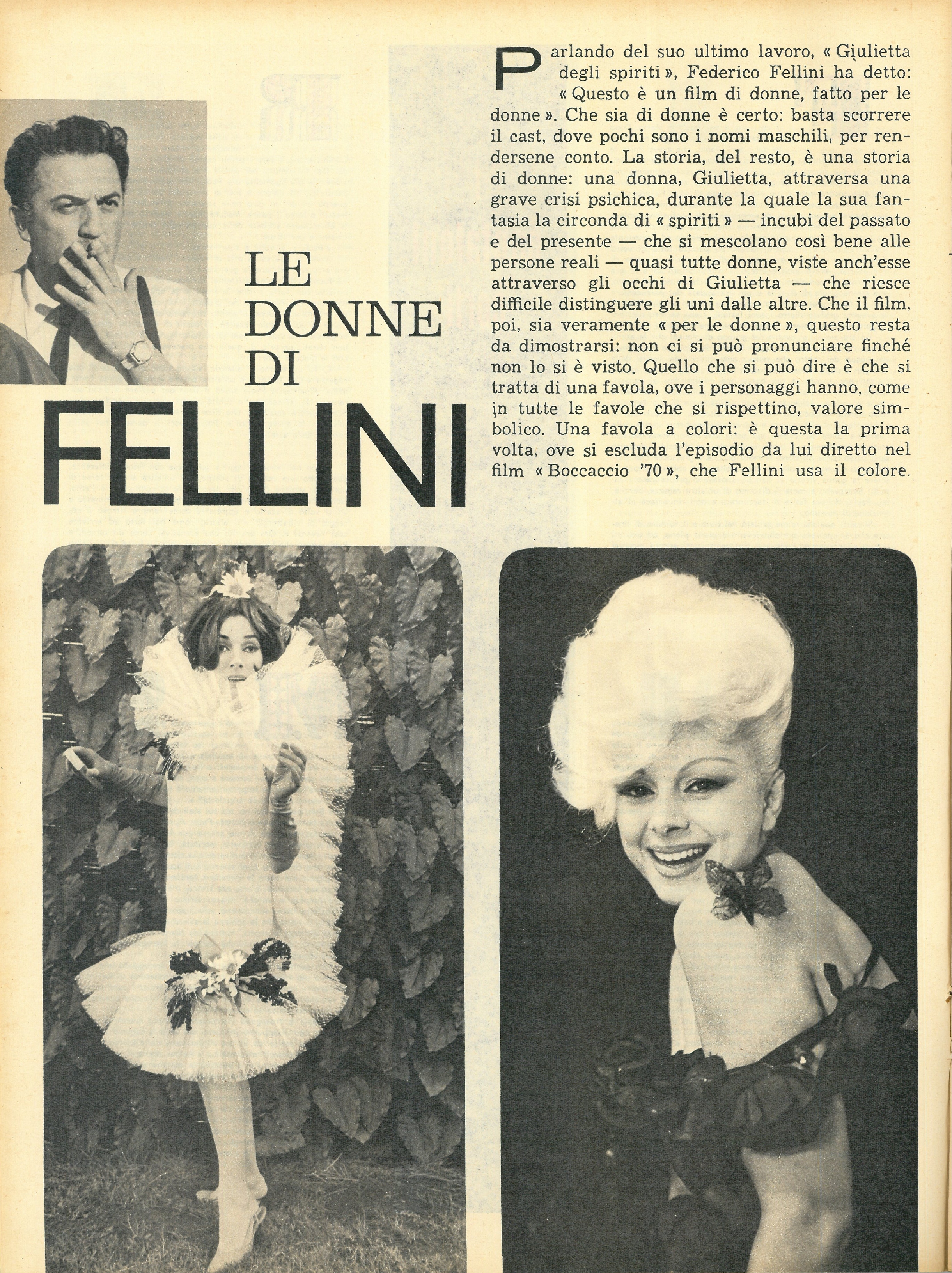 Foto: (7-8 numero unico) Le donne di Fellini