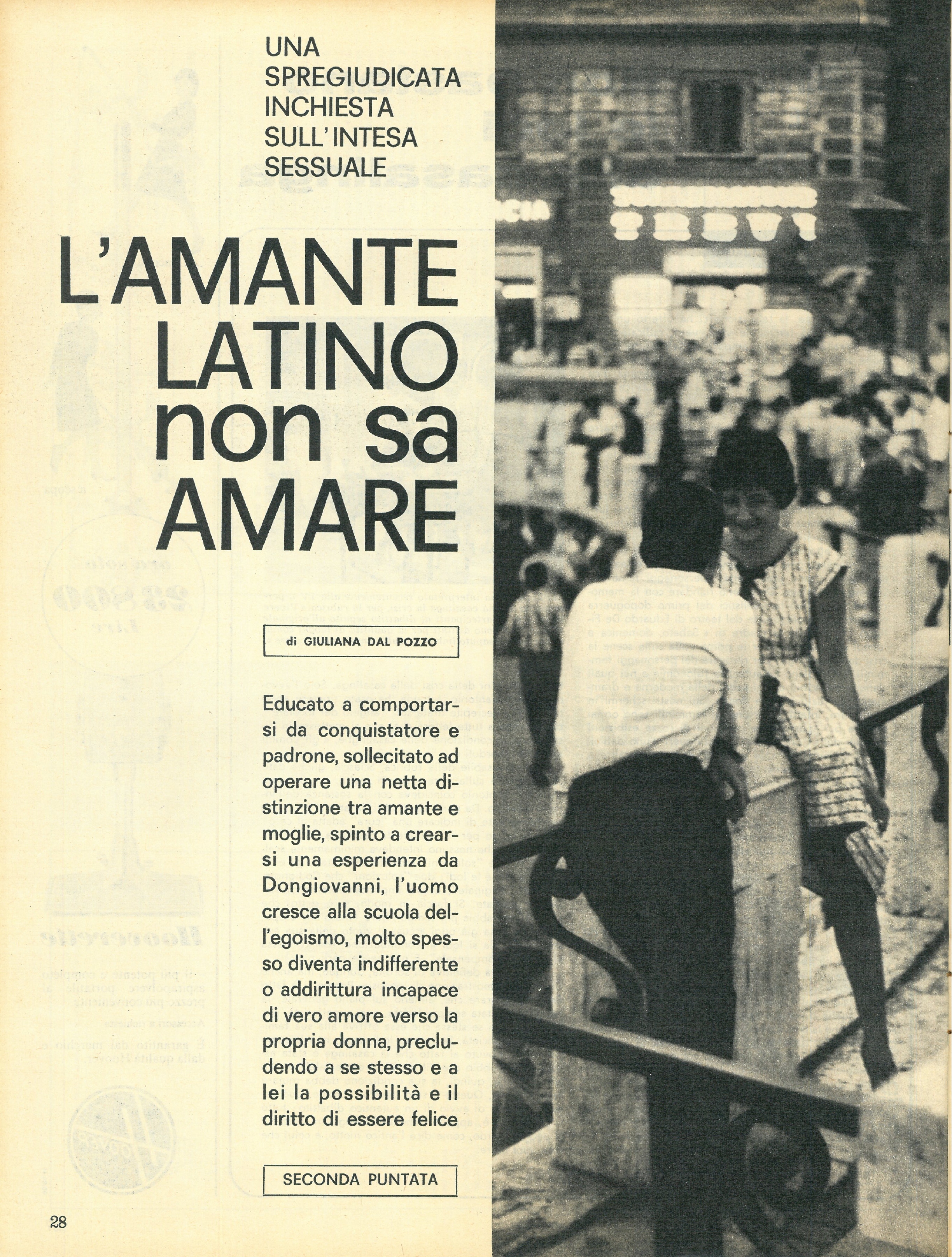 Foto: L'amante latino non sa amare