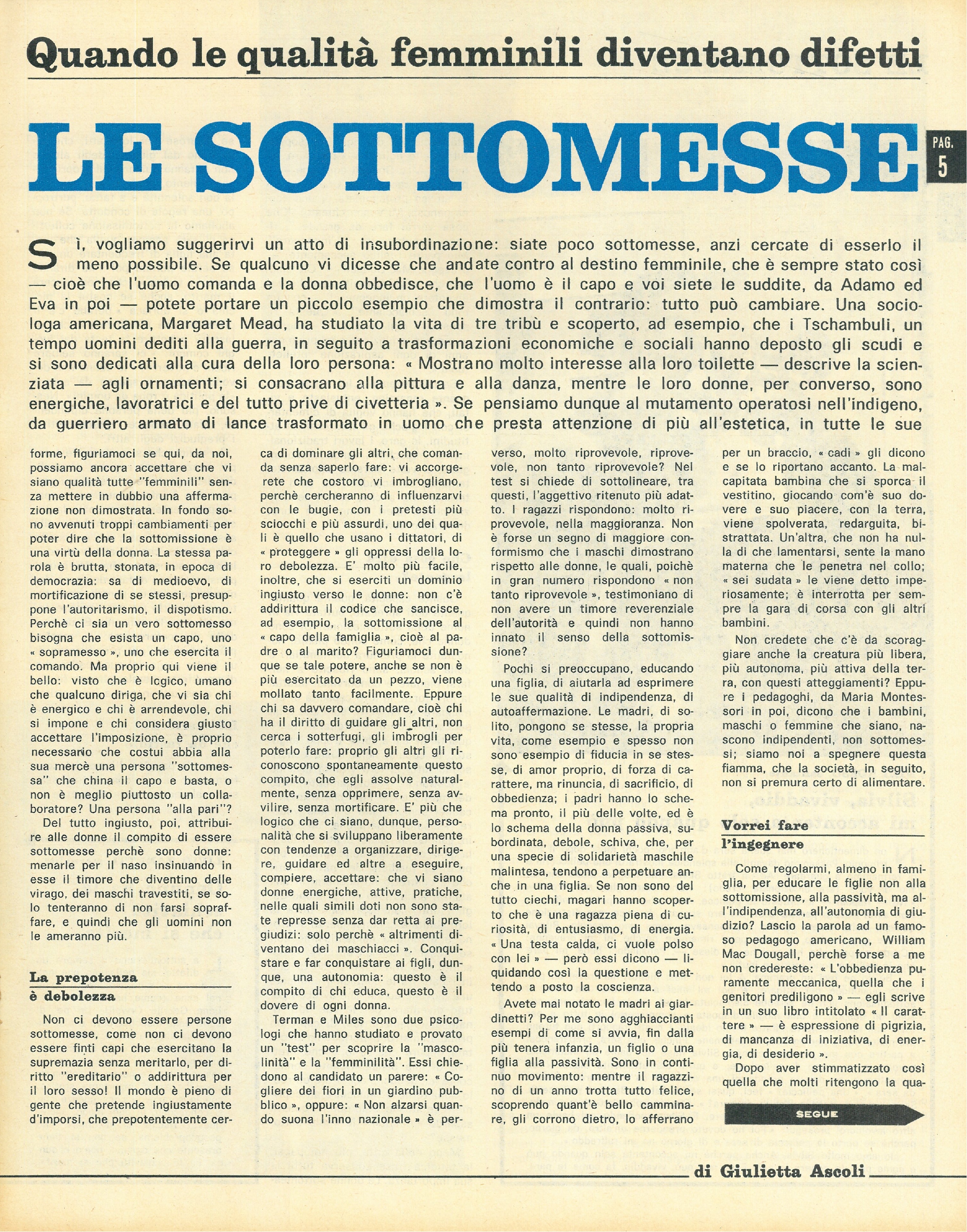 Foto: Le sottomesse