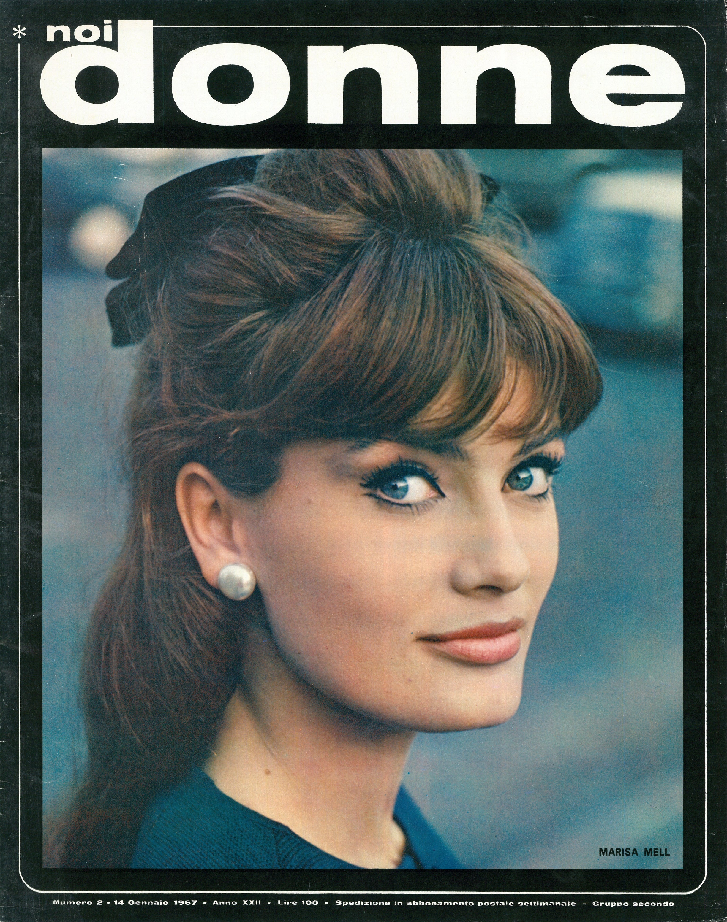 Foto: Marisa Mell in copertina; La salute nelle fabbriche farmaceutiche; la donna nella pubblicità