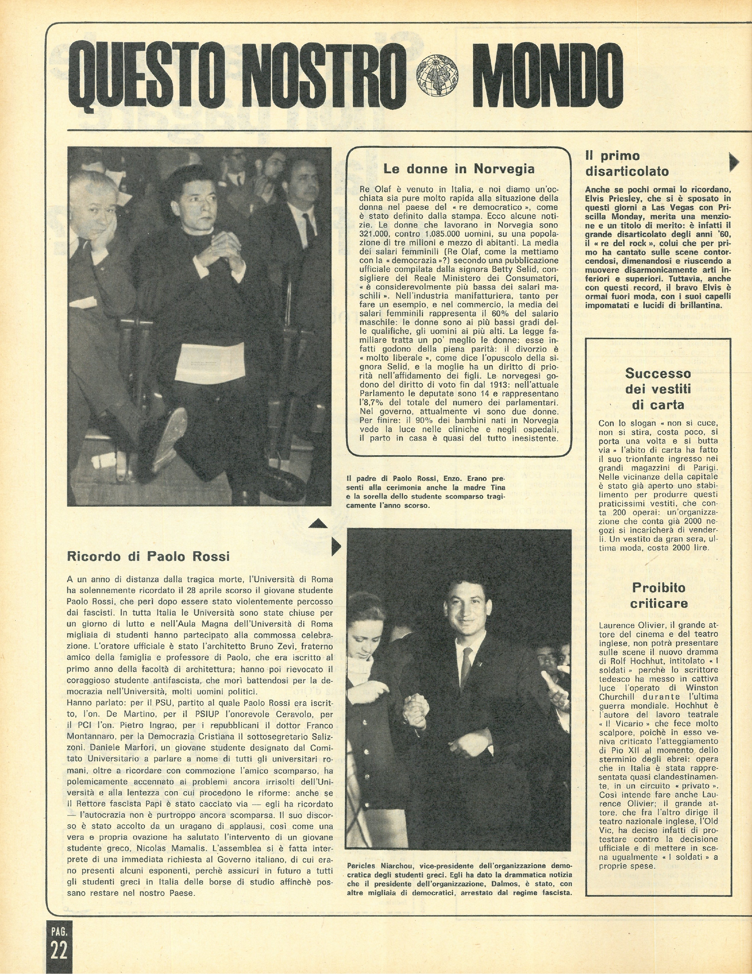 Foto: Appello delle donne Greche: non ci lasciate sole. In copertina Mireille Mathieu,la cantante lanciata come erede di Edith Piaf