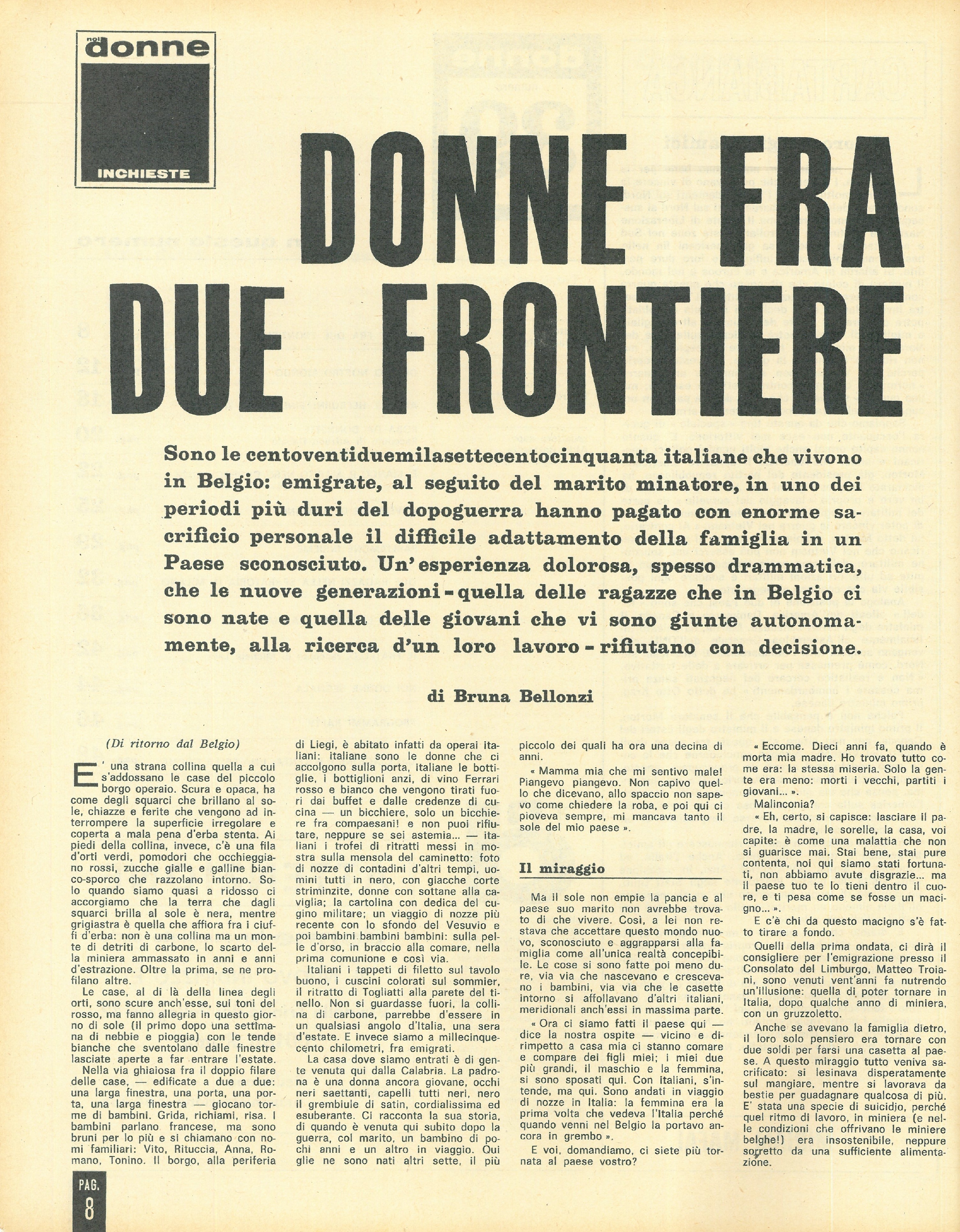 Foto: Donne fra due frontiere