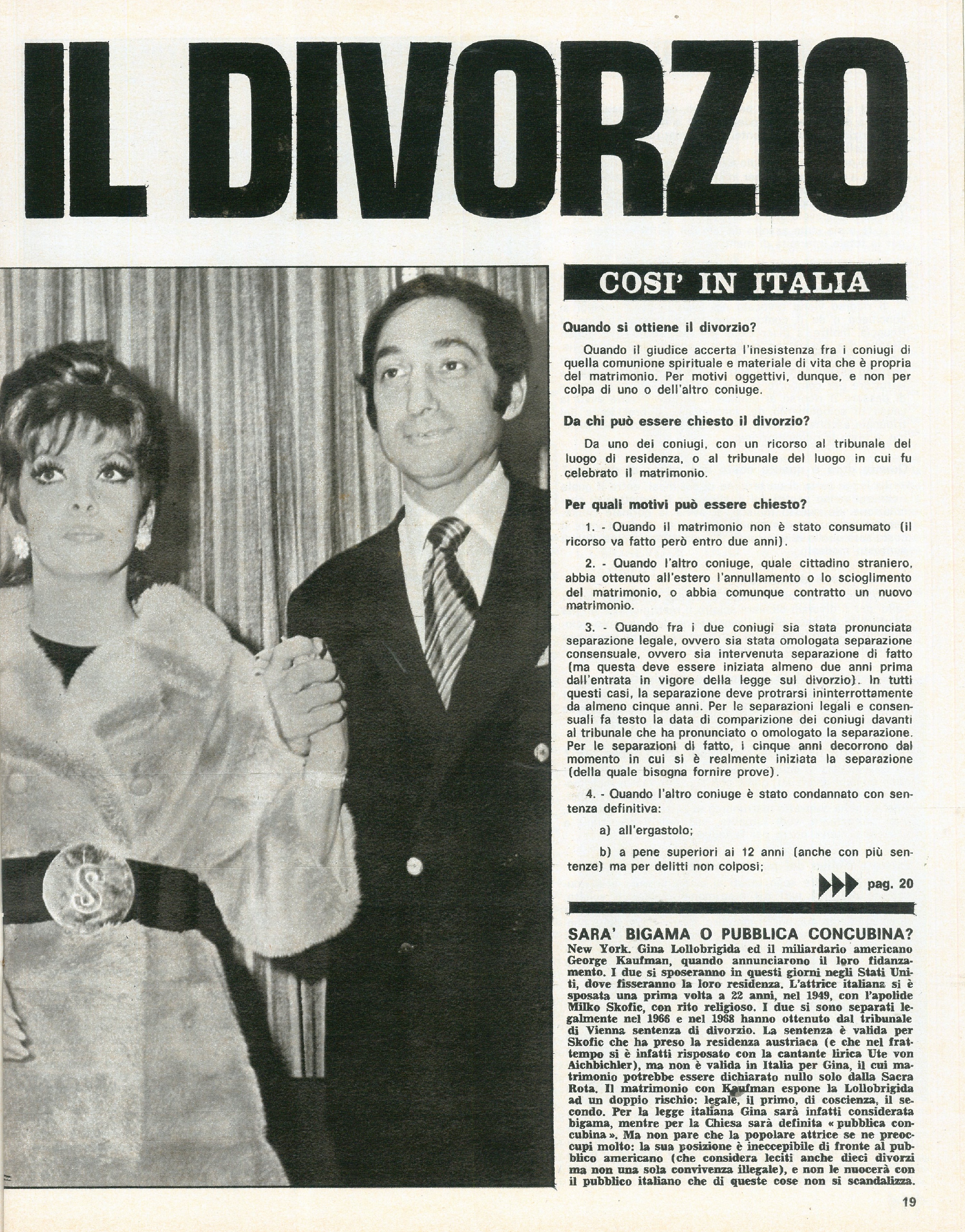 Foto: Il divorzio