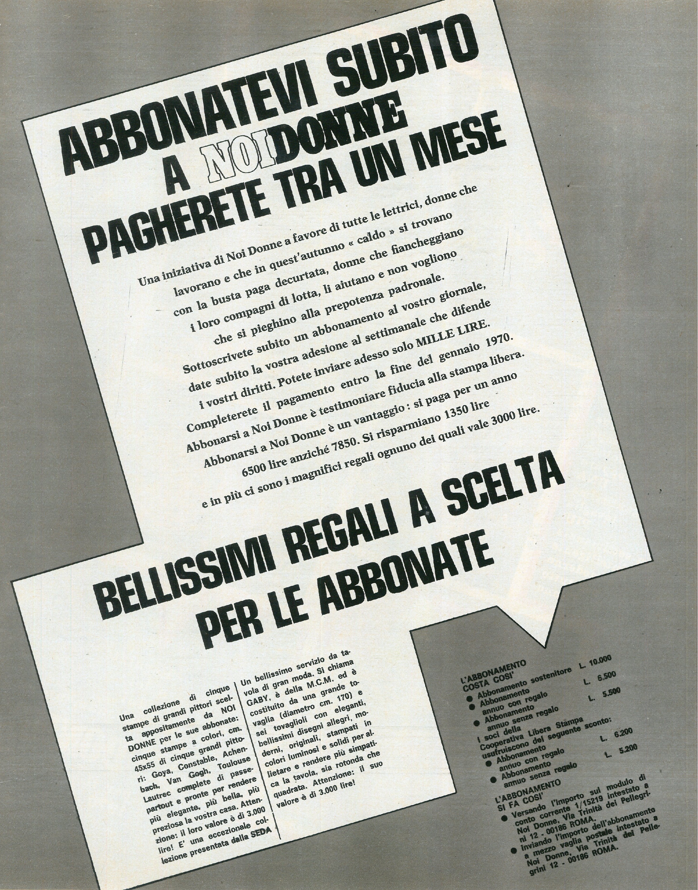 Foto: New York: richiesta di legalizzazione dell'aborto. Minori e handicap: proposta legge per andare a scuola. Operaie nelle scuole serali