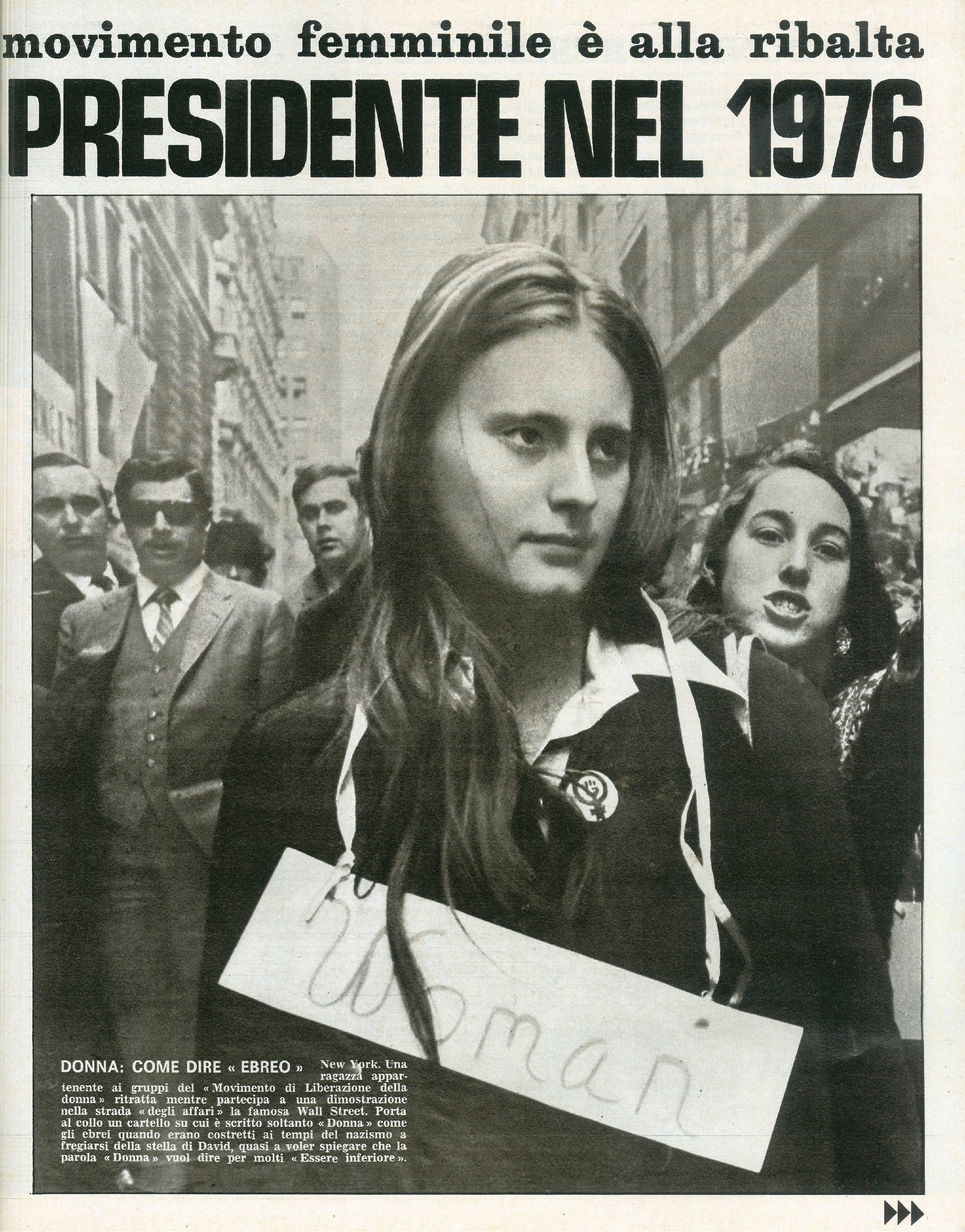 Foto: Le donne comuniste 1970 cercano una forza e non un mito mentre negli USA si pensa ad una donna alla Casa Bianca