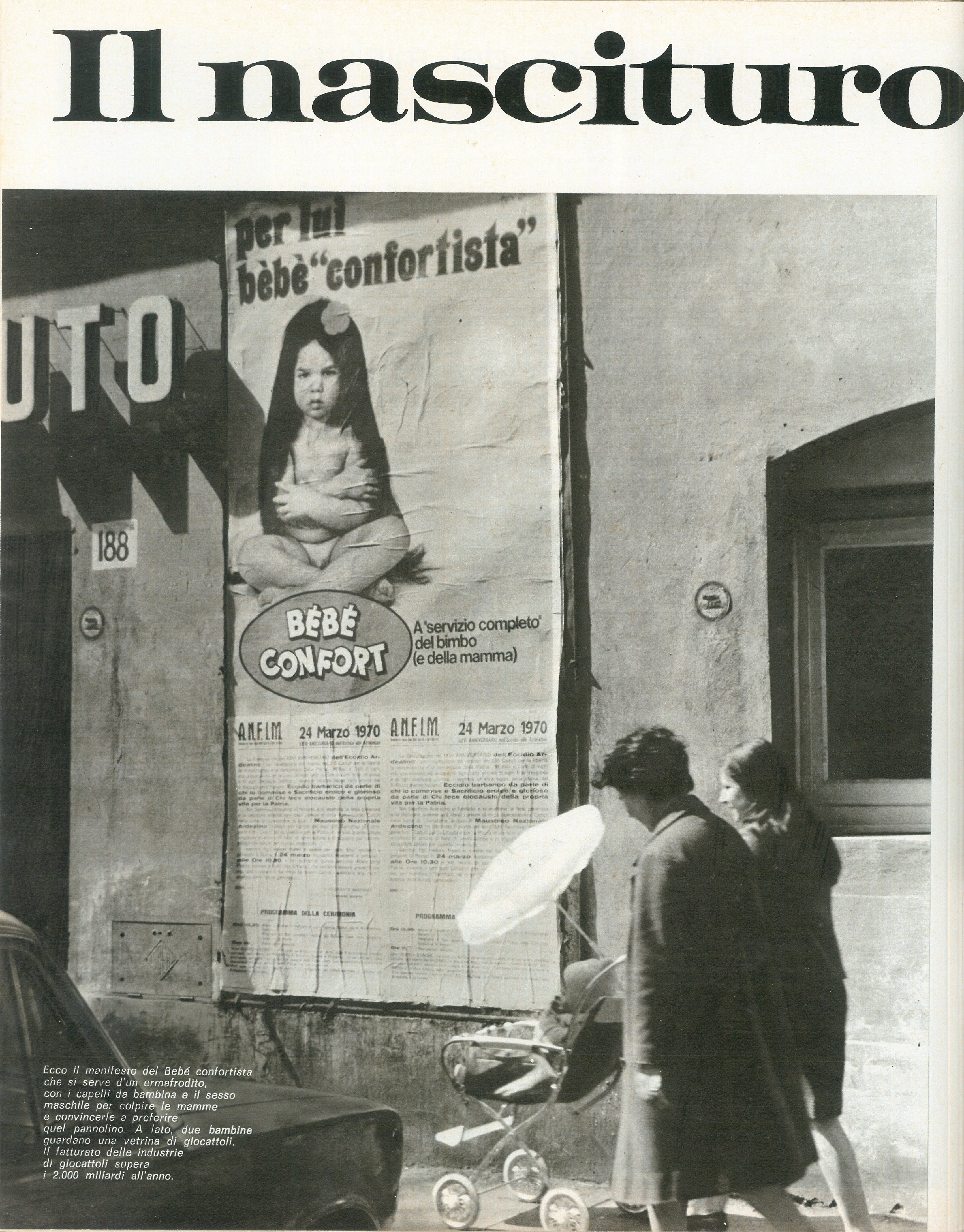 Foto: Il bambino cliente prima di nascere, La maternità di Carla Fracci, la morte di Alcide Cervi