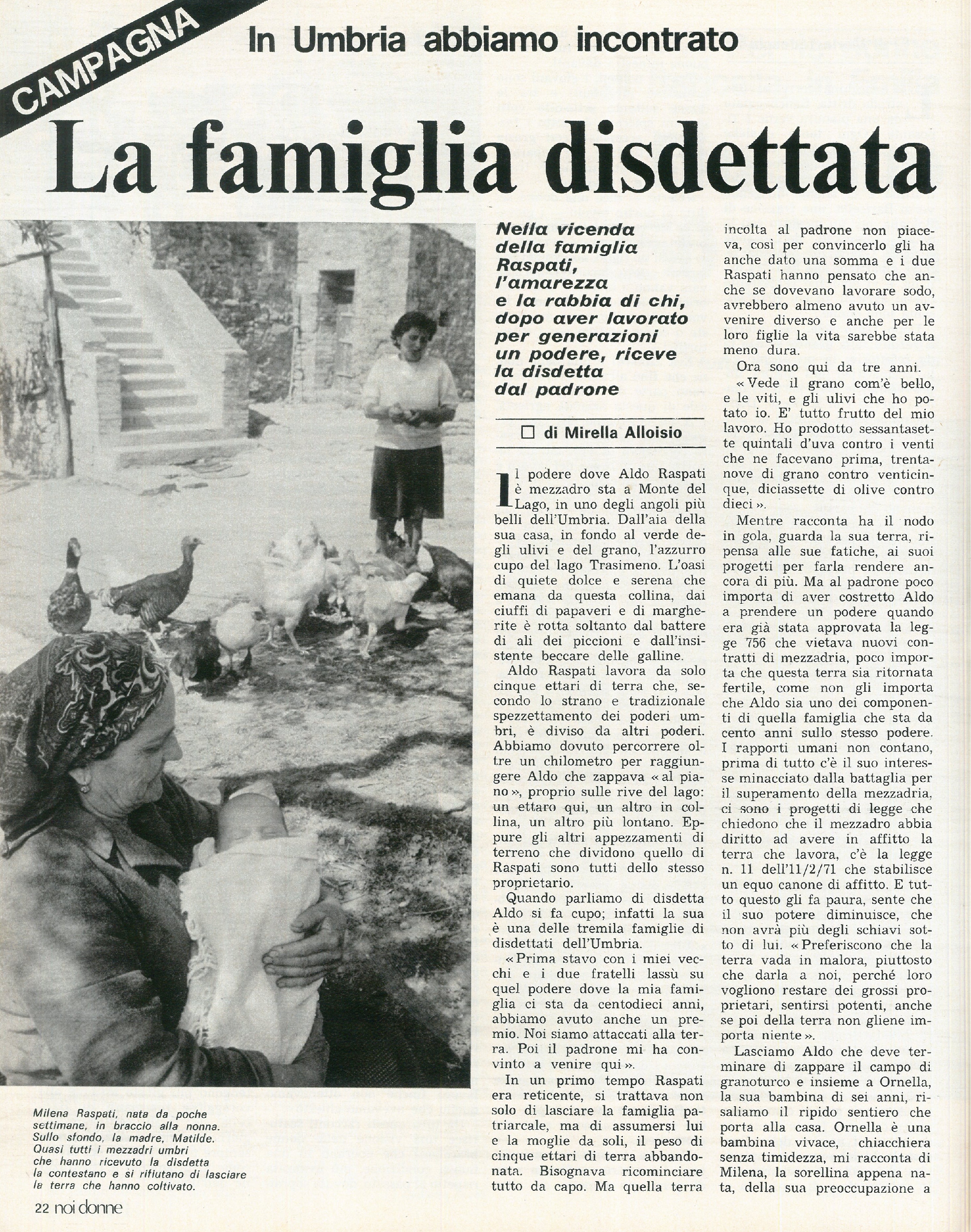 Foto: Speciale sulle condizioni di lavoro delle migliaia di donne italiane occupate nell’agricoltura. Le storie delle braccianti di Campania, Emilia Romagna, Umbria e Puglia – Spettacolo: anche il cinema e la tv dimenticano le braccianti e le mezzadre