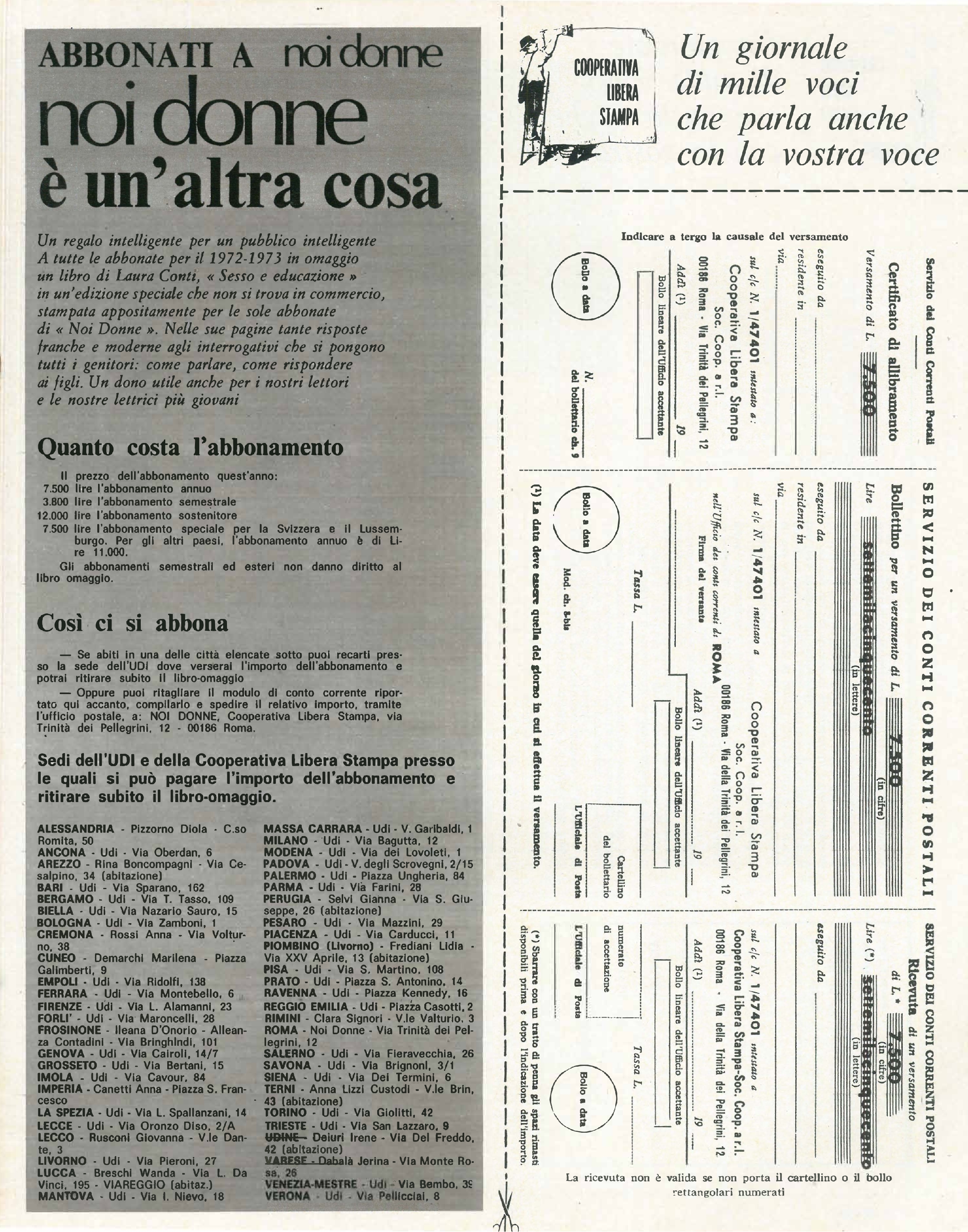 Foto: (nr 5-6) Speciale sulla fine della guerra in Vietnam: verso la ricostruzione. Omicidio di Amilcar Cabral in Guinea, capo della resistenza e dei movimenti per la decolonizzazione. Parità per le donne pensionate. Proposta alla Camera per la regolamenta