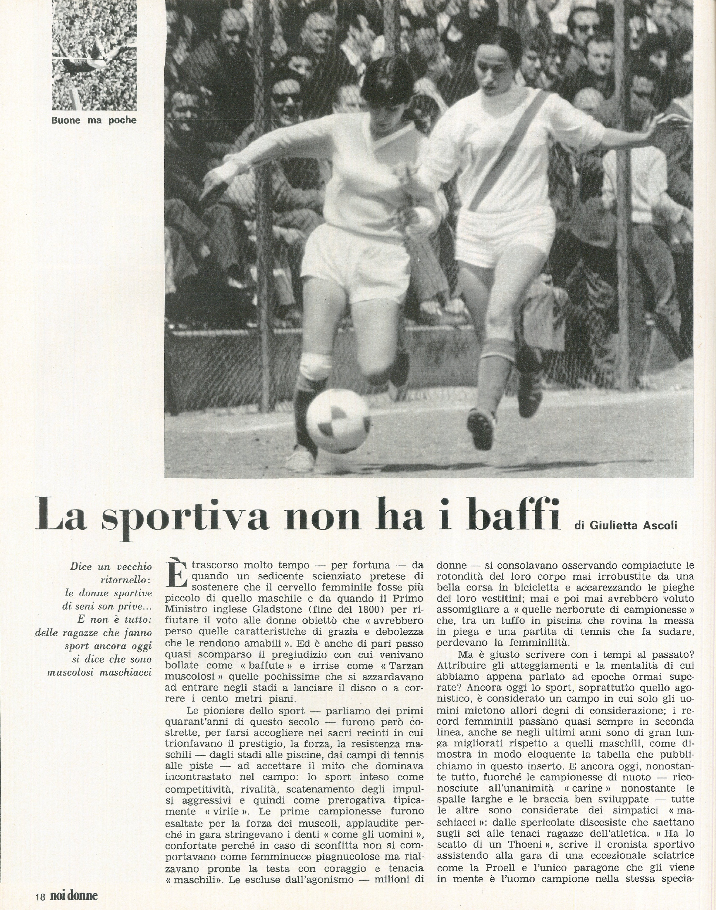 Foto: Donne e sport: buone ma poche