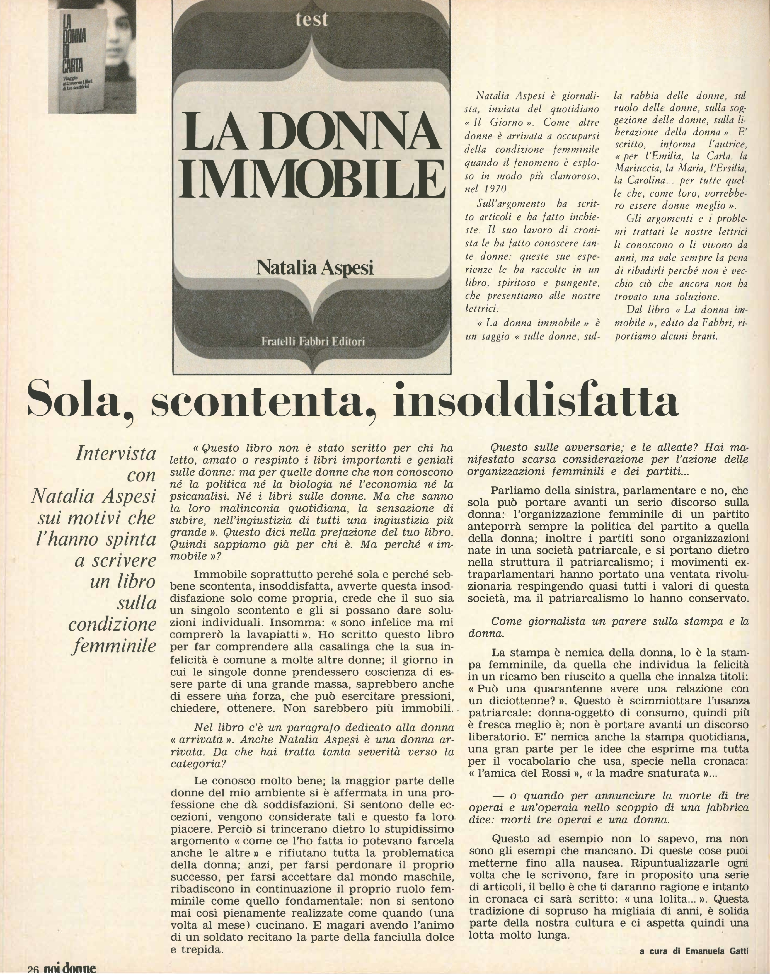 Foto: La donna di carta