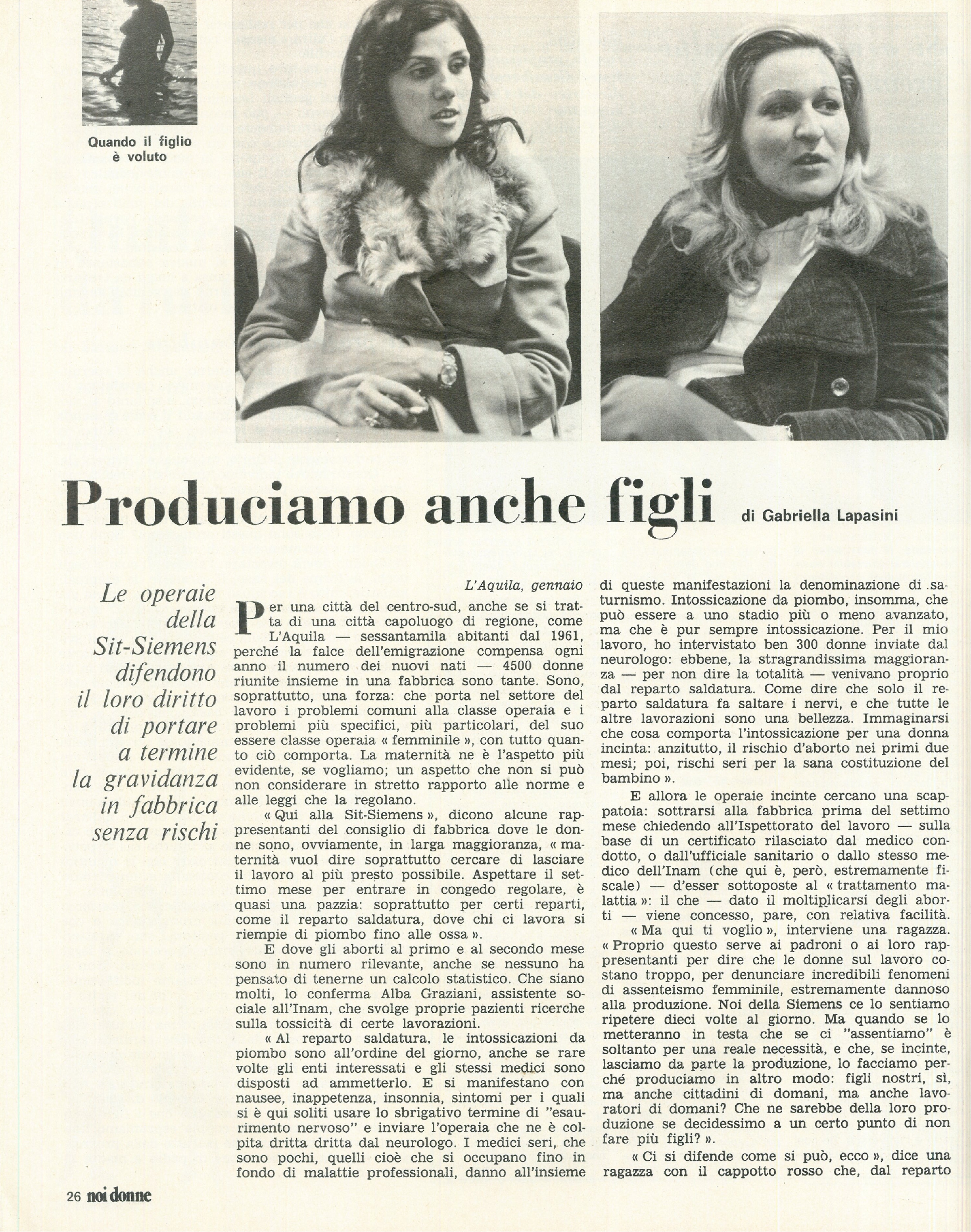 Foto: Numero 4 del 1974 Speciale “Quando un figlio è voluto”: i tabù che ancora circondano la maternità – Grecia: testimonianze dalla dittatura – TV: per la prima volta sul piccolo schermo andrà in scena la crisi della famiglia  