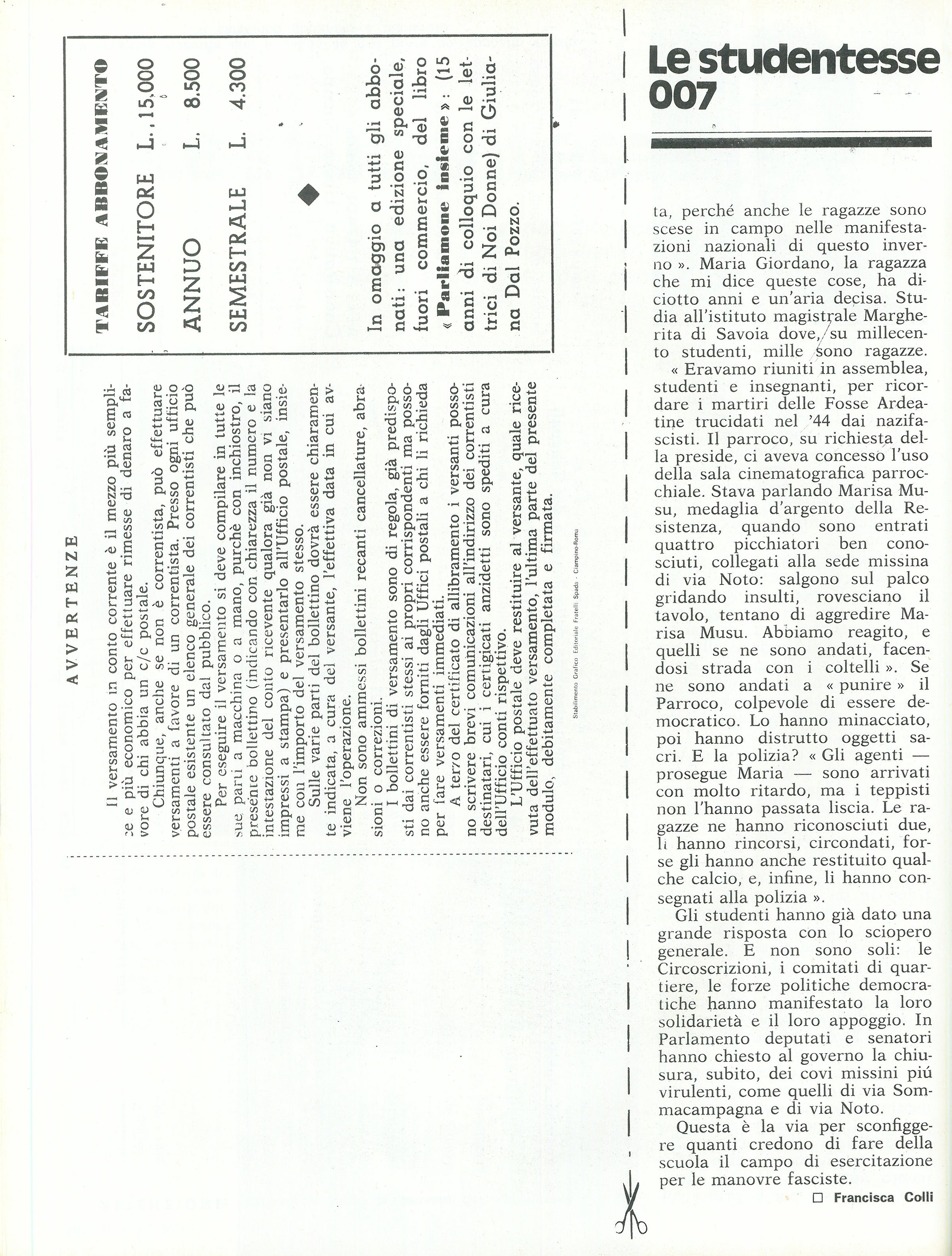 Foto: iSpeciale “Non votate come i fascisti”: il referendum del 12 maggio ha un grande significato politico, perché può contrastare una manovra fascista – Sud: le donne meridionali sono pronte ad organizzarsi per la lotta – Antifascismo: la determinazione 