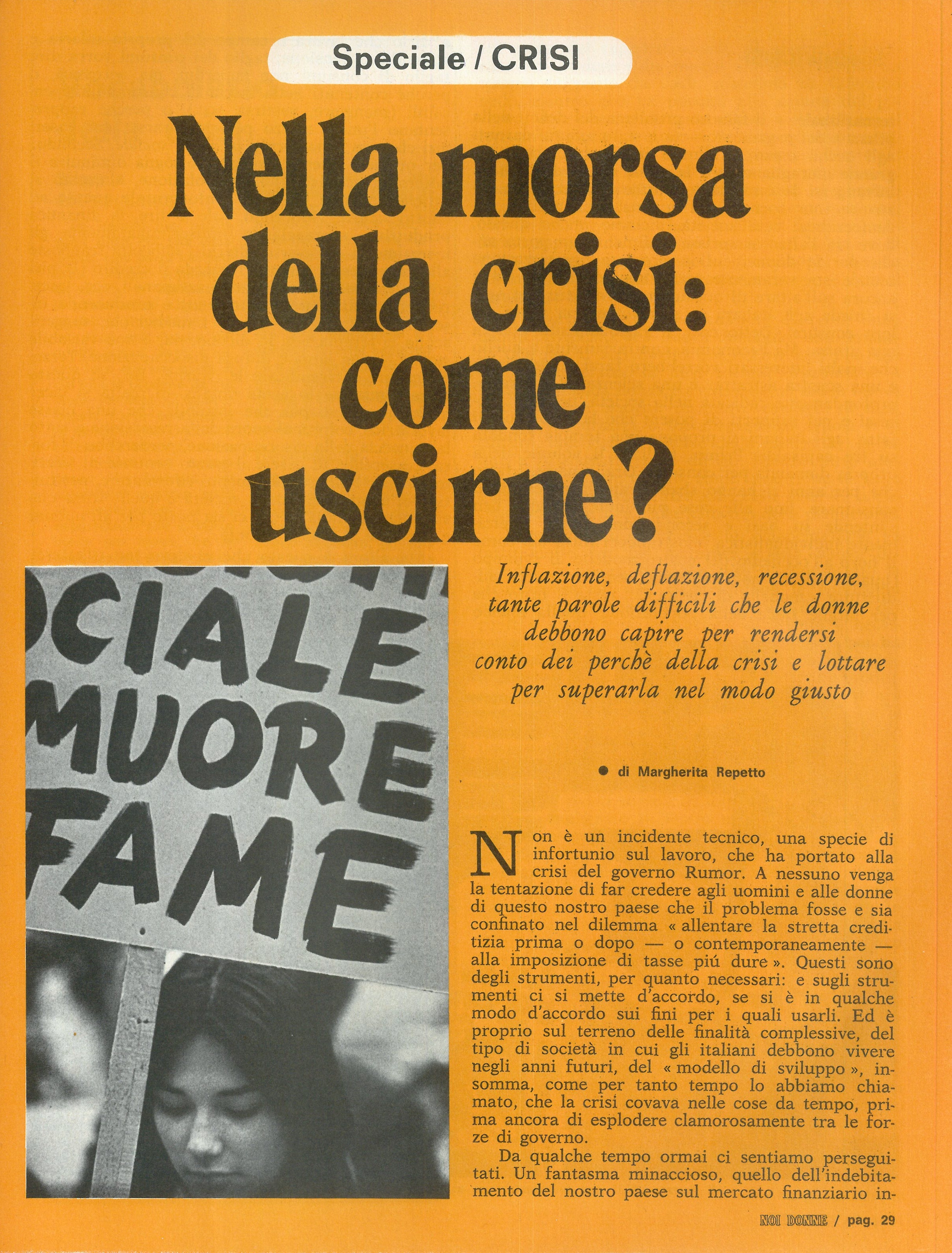 Foto: Nella morsa della crisi: come uscirne