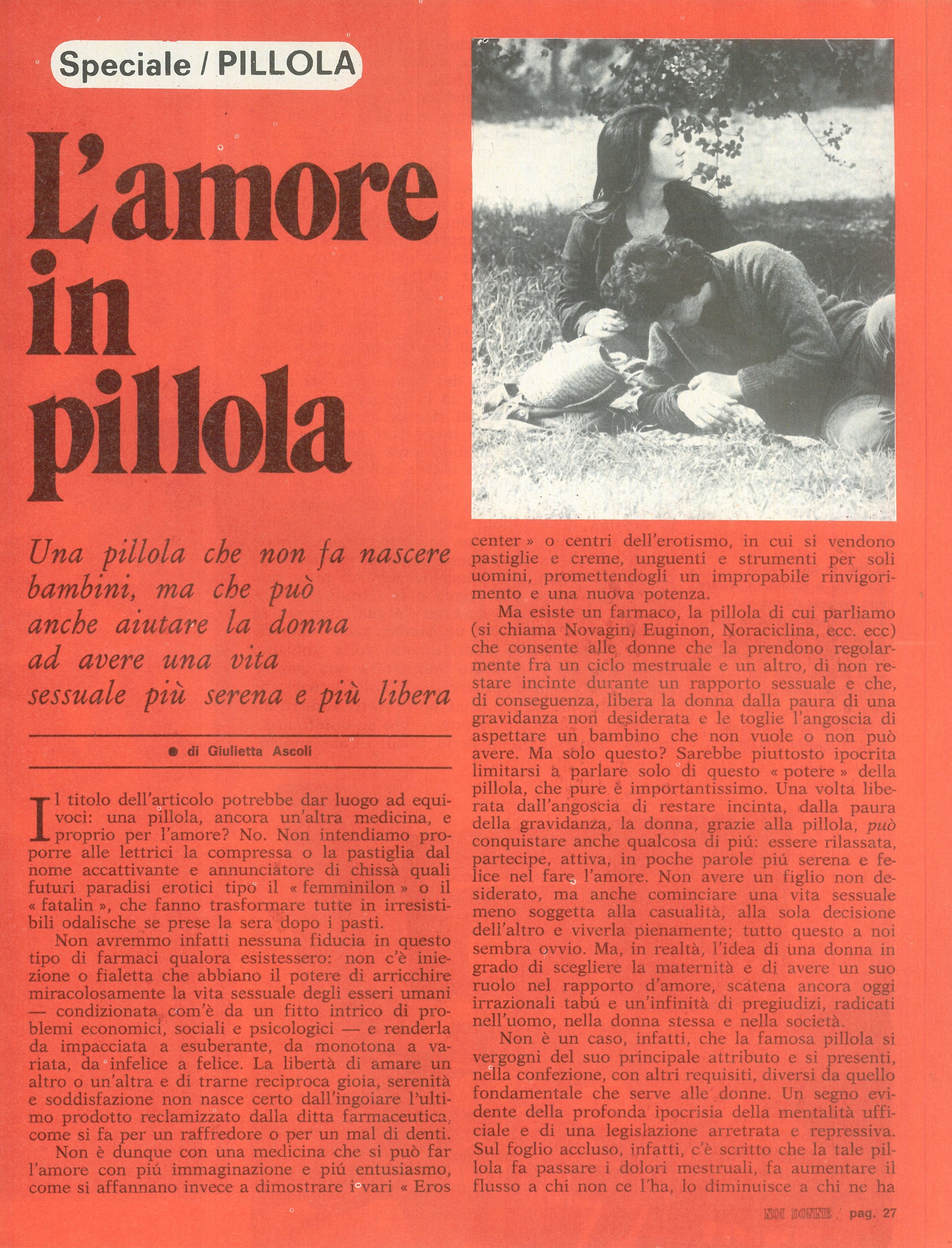 Foto: L'amore in pillola