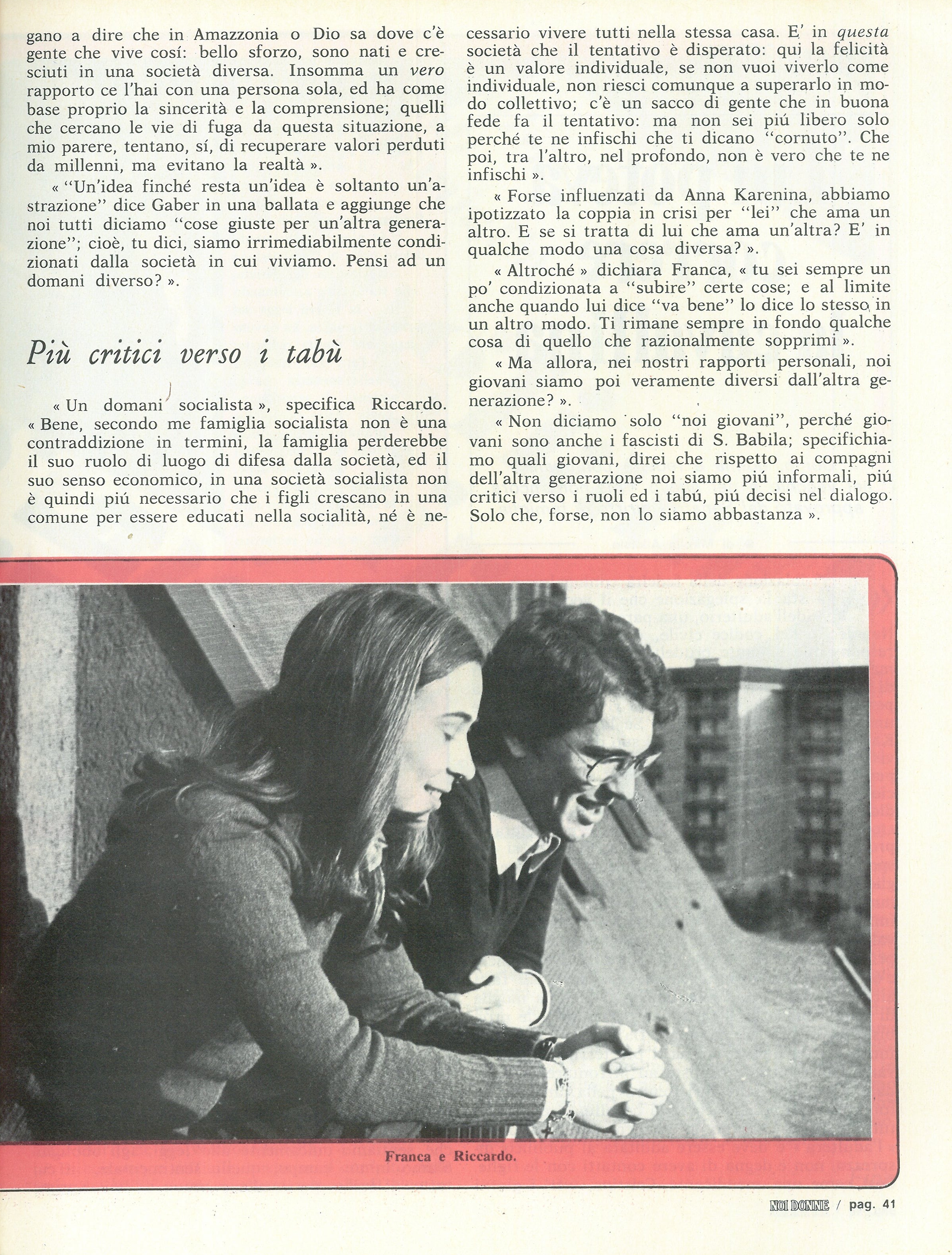Foto: Lei, l'altro e l'altro