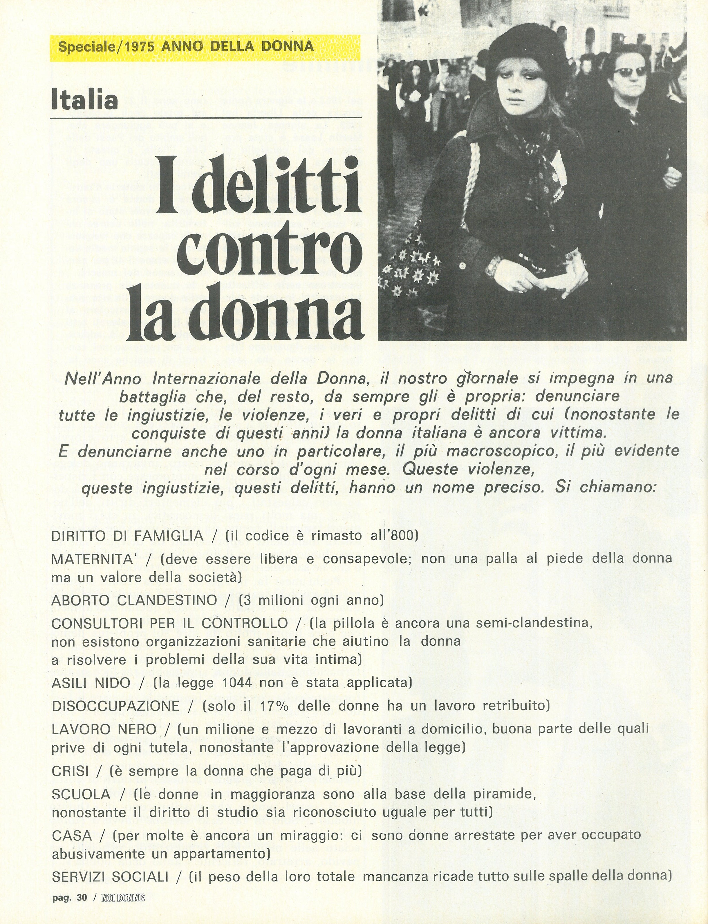 Foto: (nr 1-2) 1975, il mondo parla delle donne