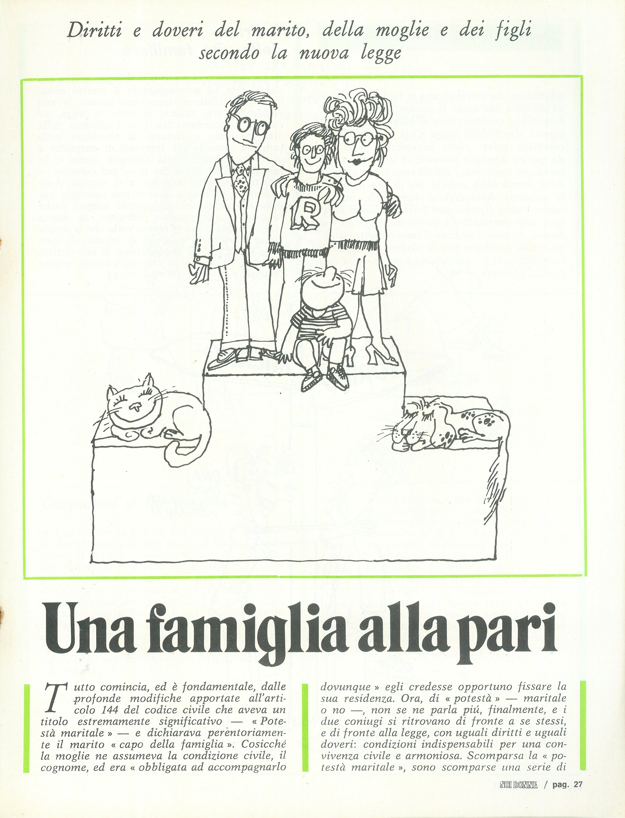 Foto: Il nuovo diritto di famiglia