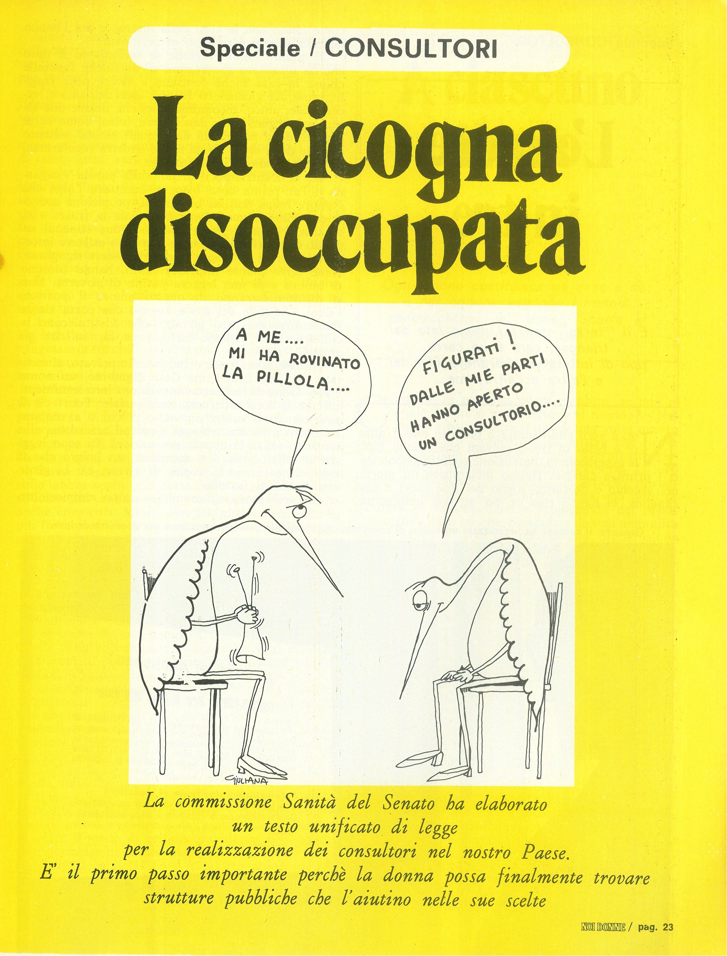 Foto: La cicogna disoccupata