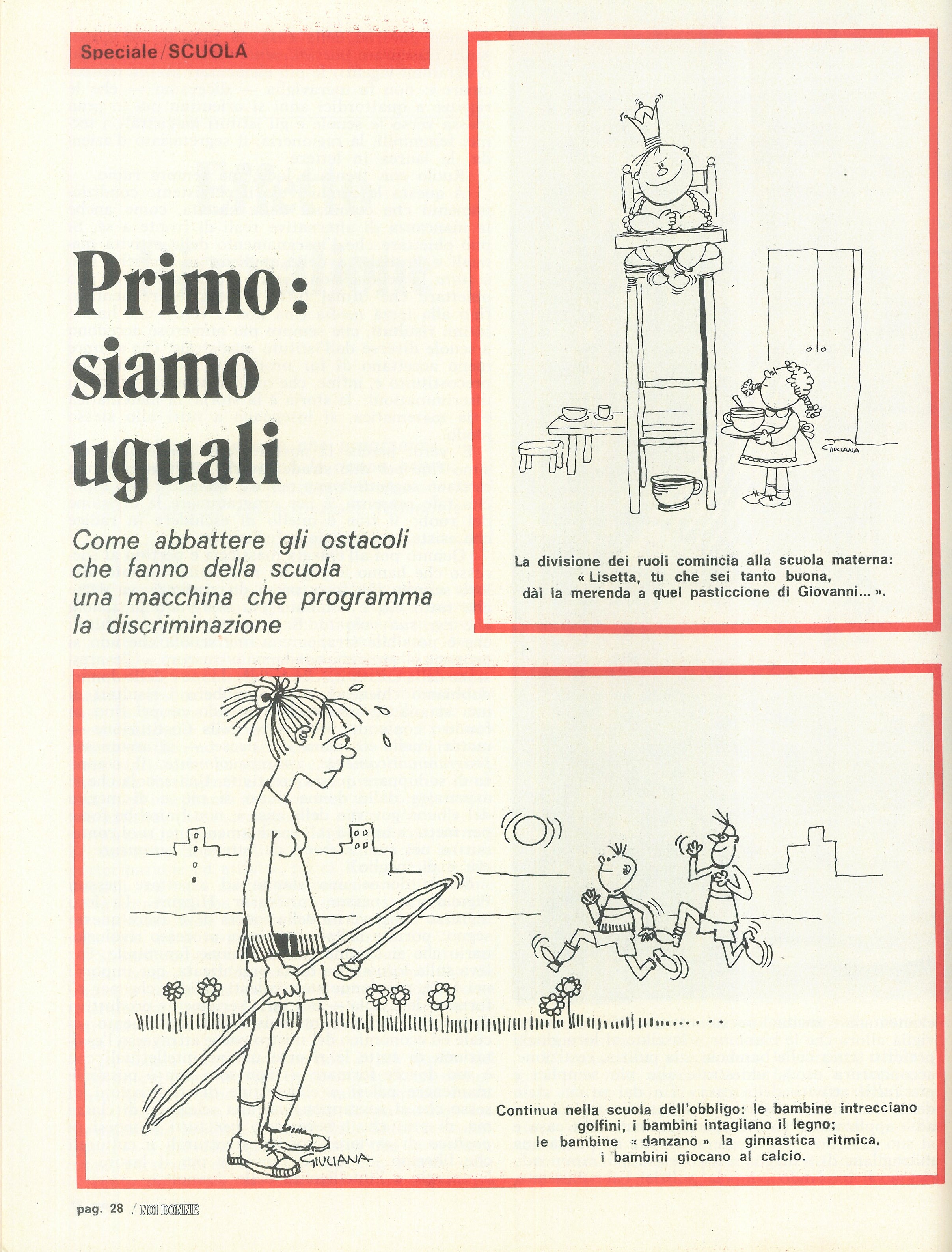 Foto: Scuola: plurale femminile