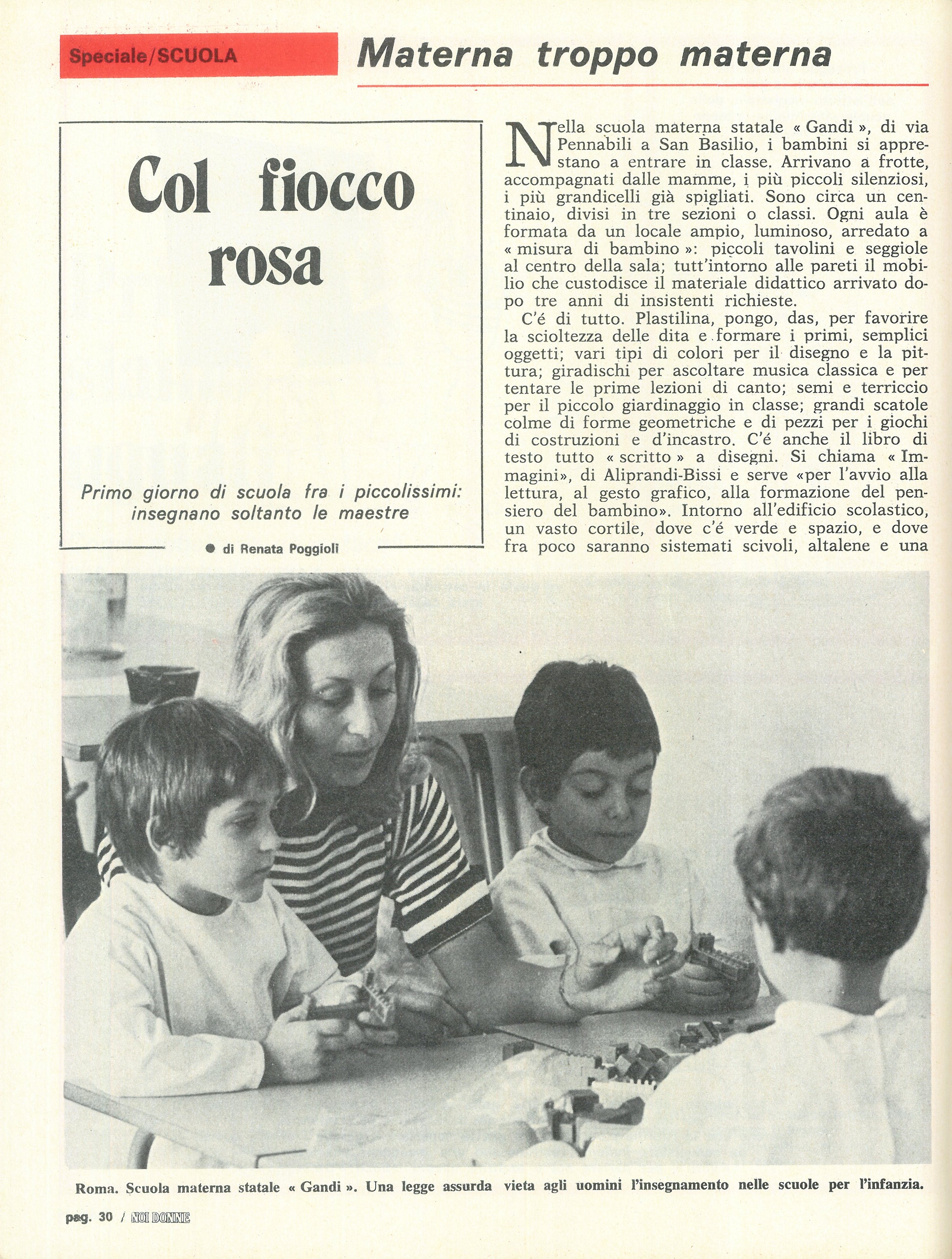 Foto: Scuola: plurale femminile