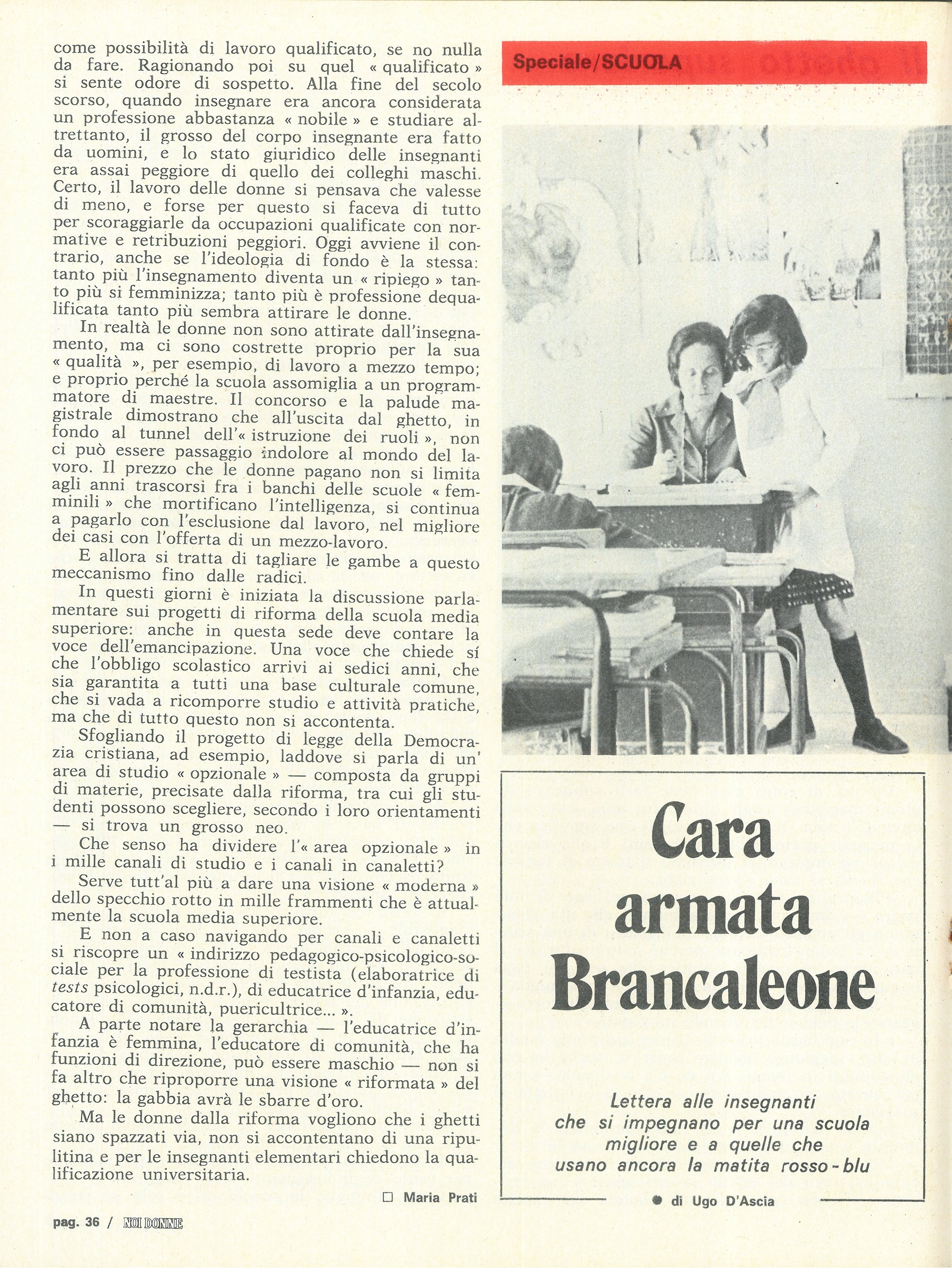 Foto: Scuola: plurale femminile