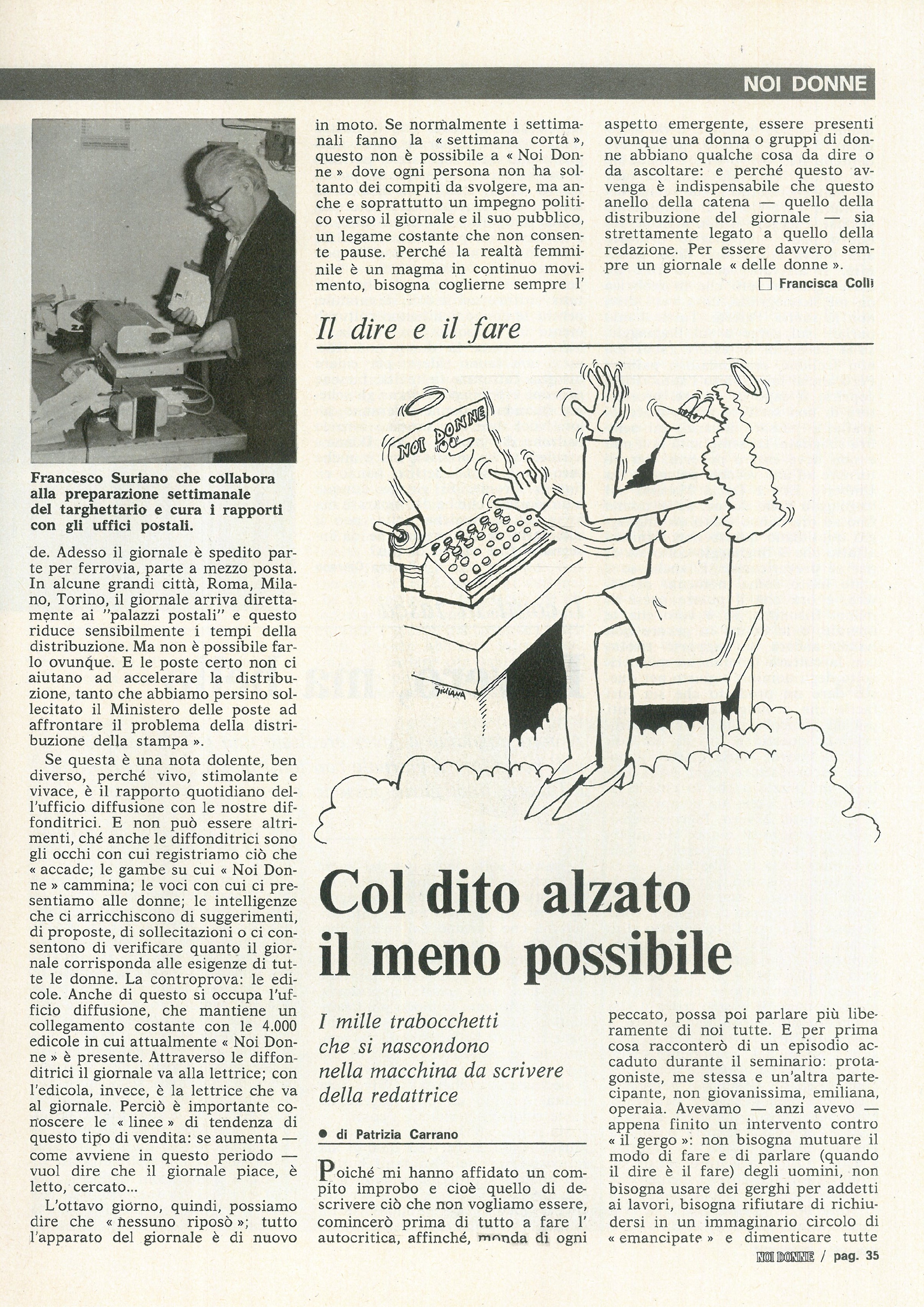 Foto: NOI DONNE come scrivere un giornale per le donne