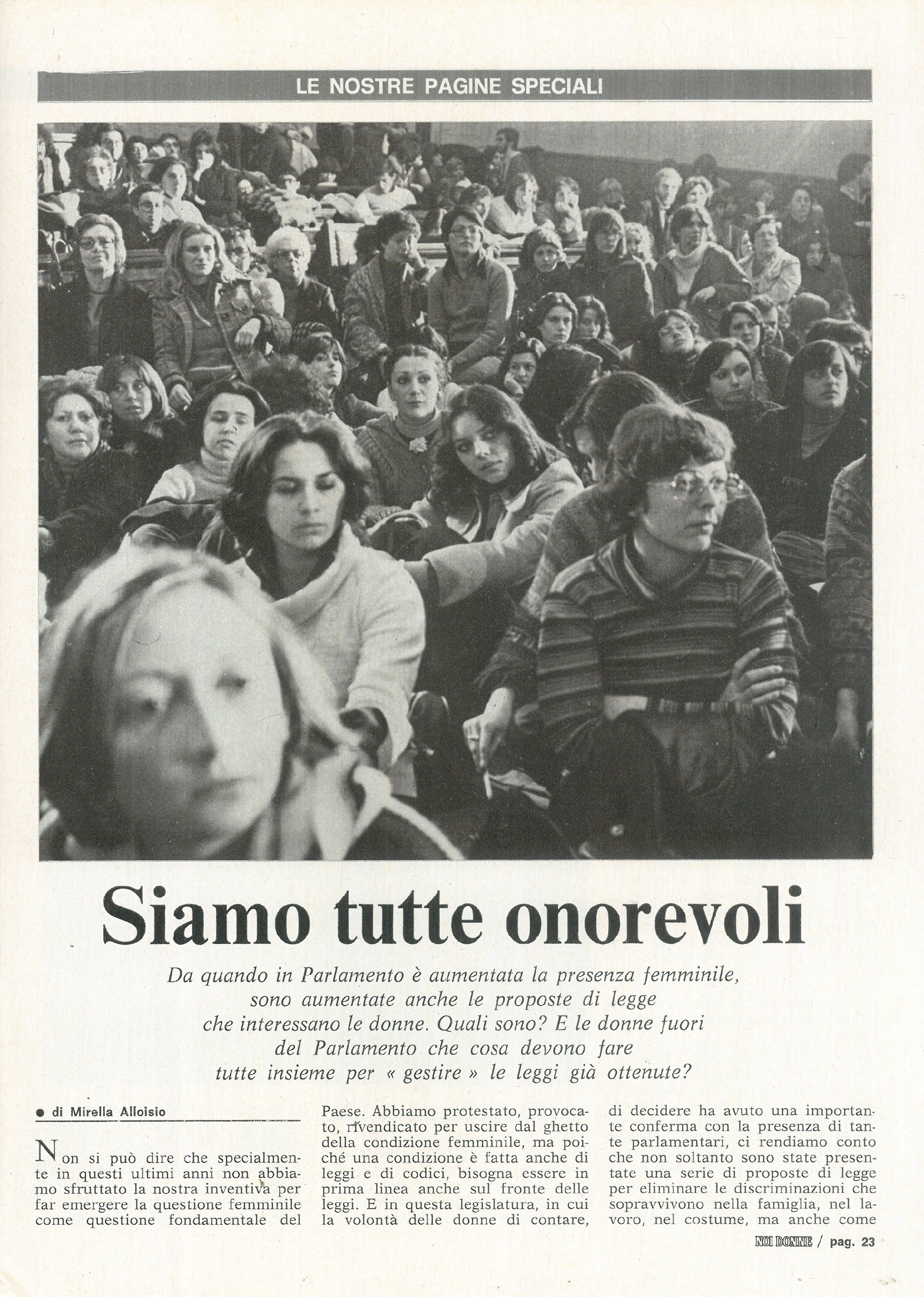 Foto: Siamo tutte onorevoli