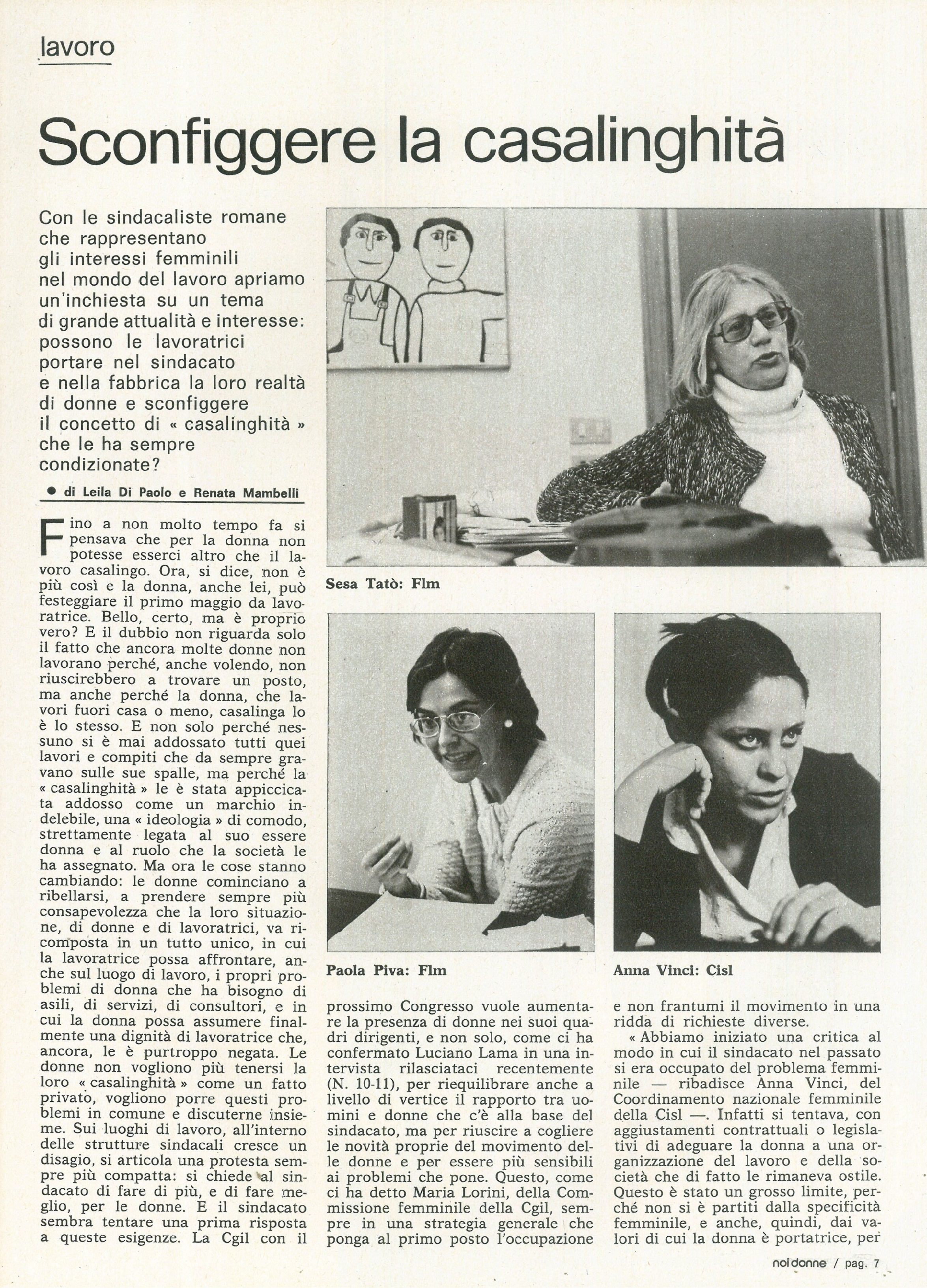 Foto: Sconfiggere la casalinghità