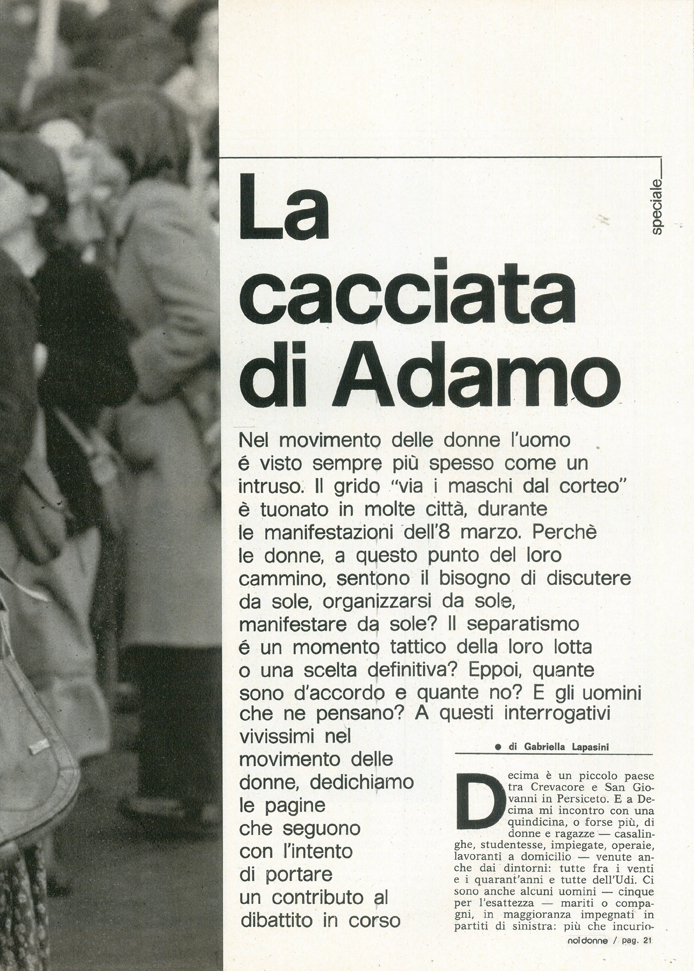 Foto: La cacciata di Adamo