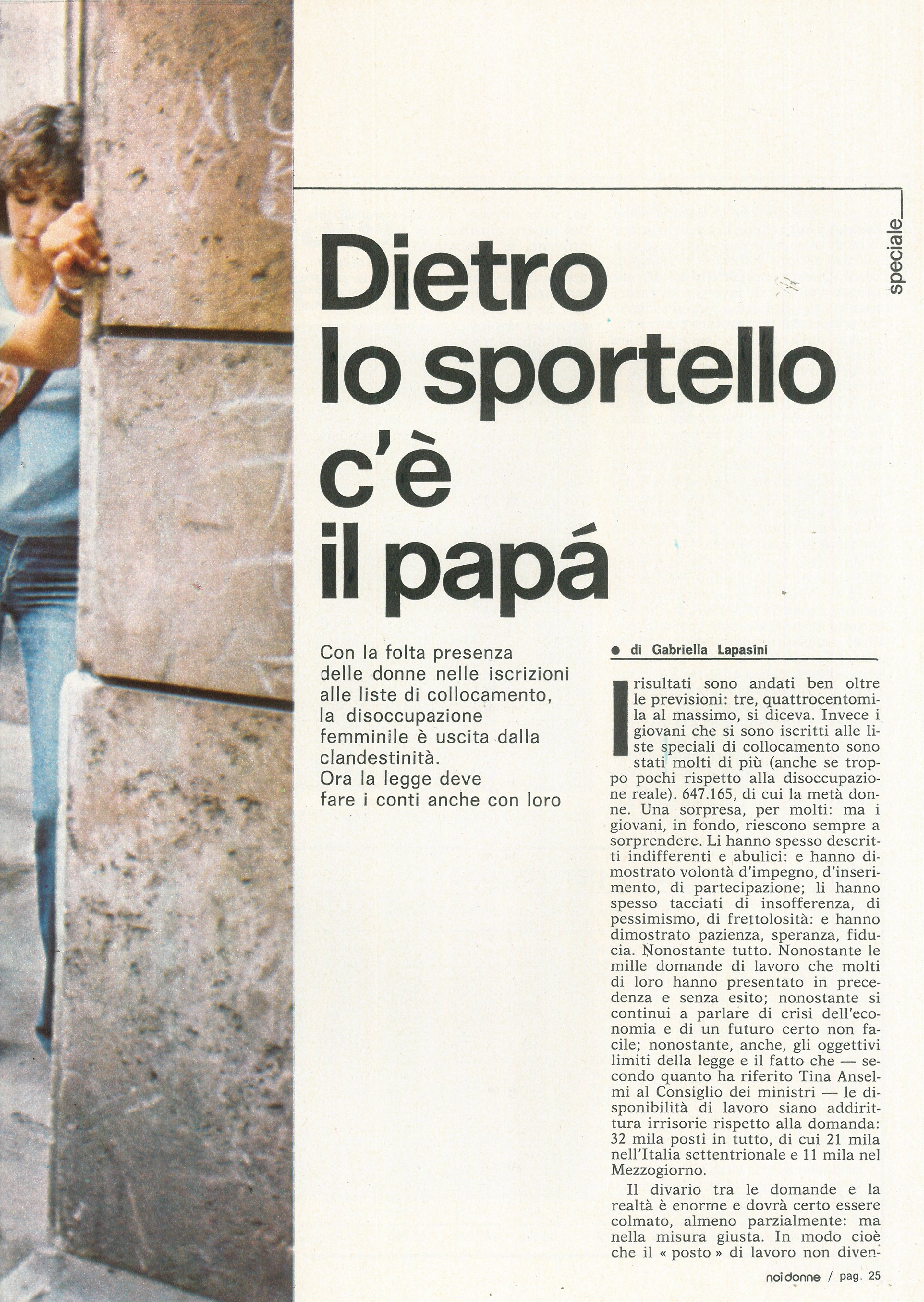 Foto: Dietro lo sportello c'è il papà