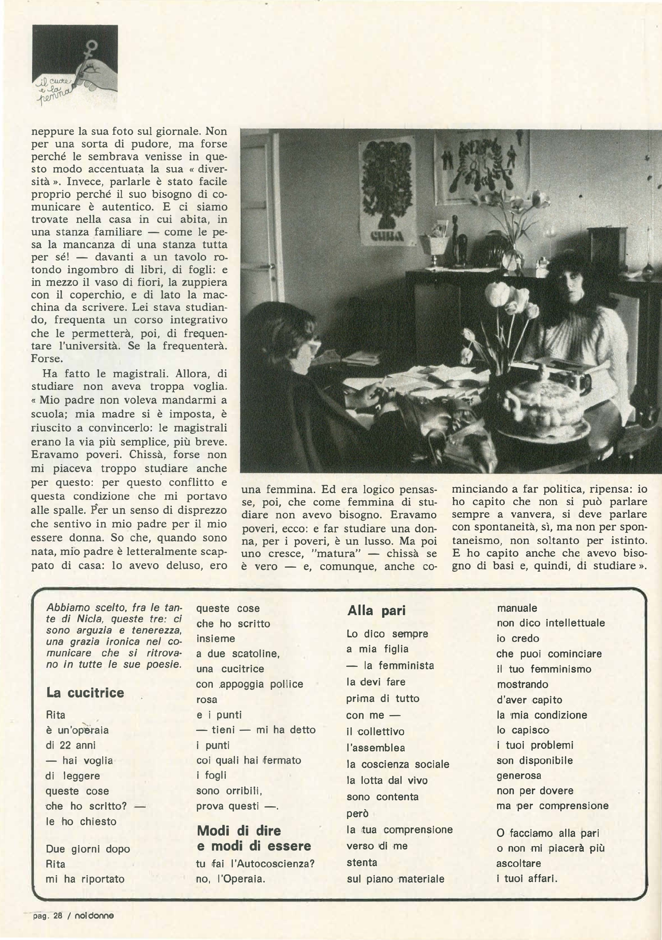 Foto: Inchiesta sulla creatività femminile: la scrittura