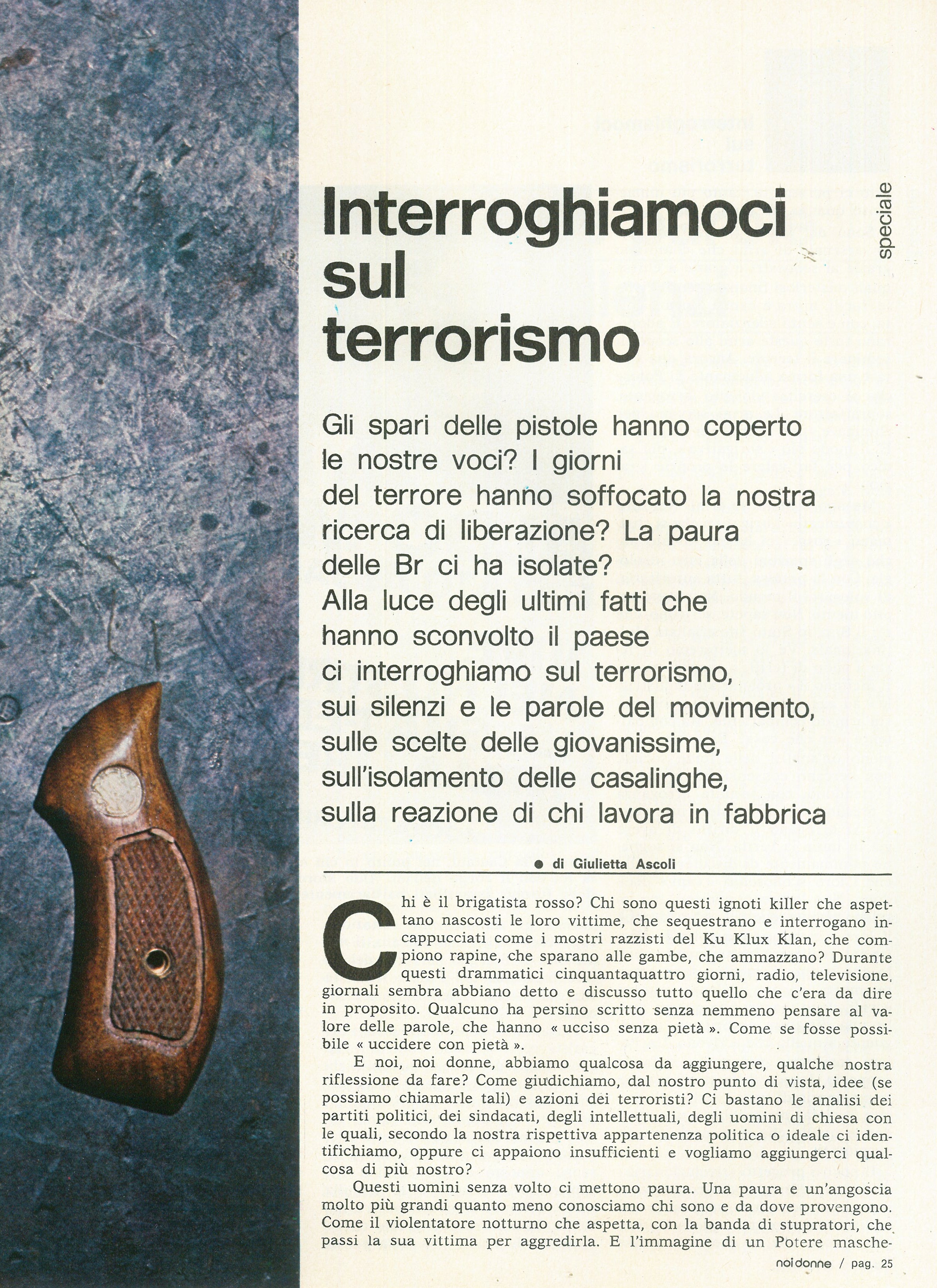 Foto: Interroghiamoci sul terrorismo