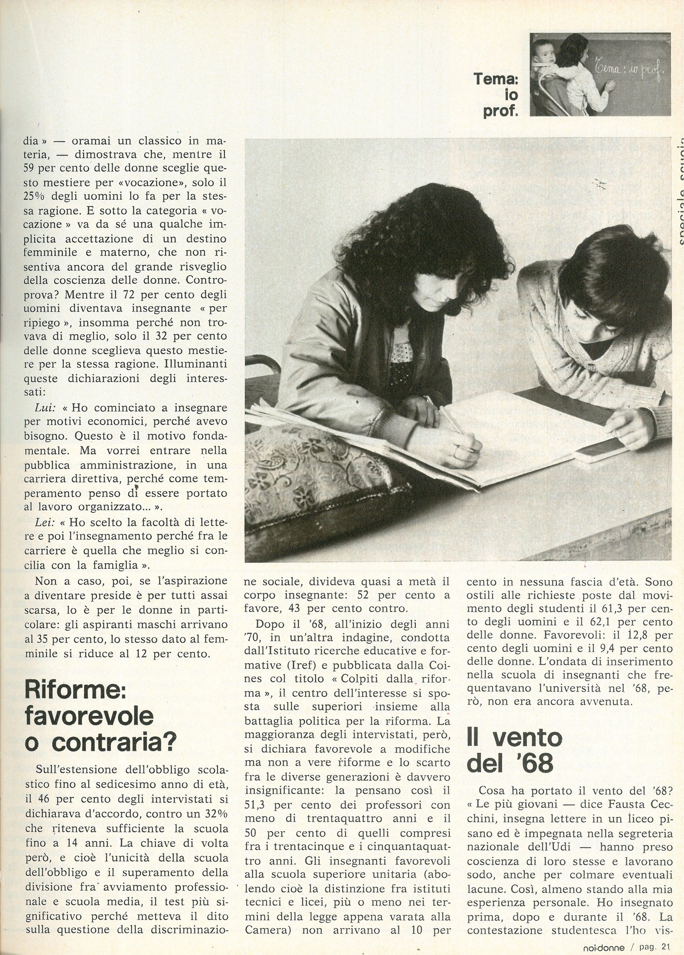 Foto: Speciale scuola: io prof.